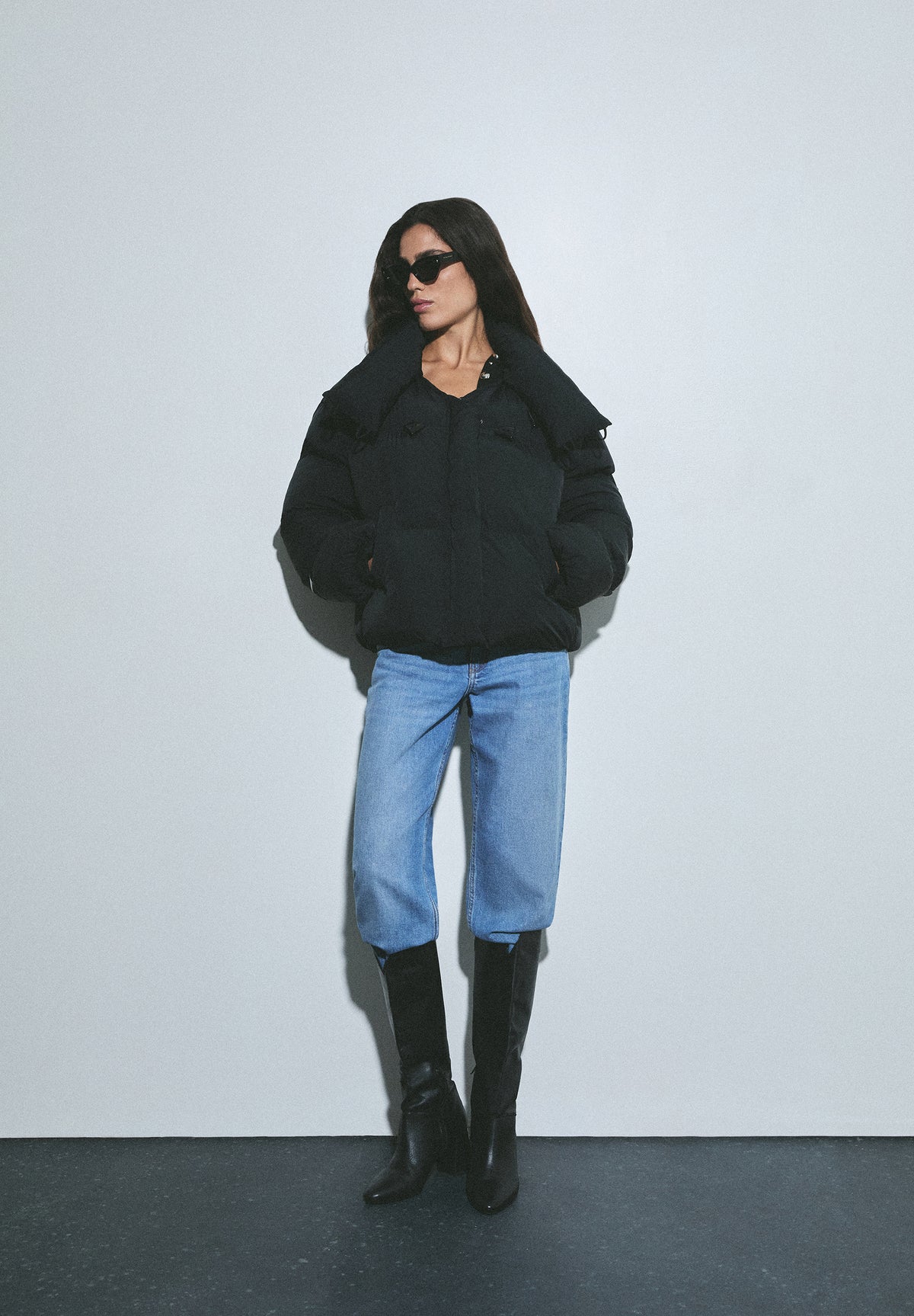 CHAQUETA ACOLCHADA BOTONES