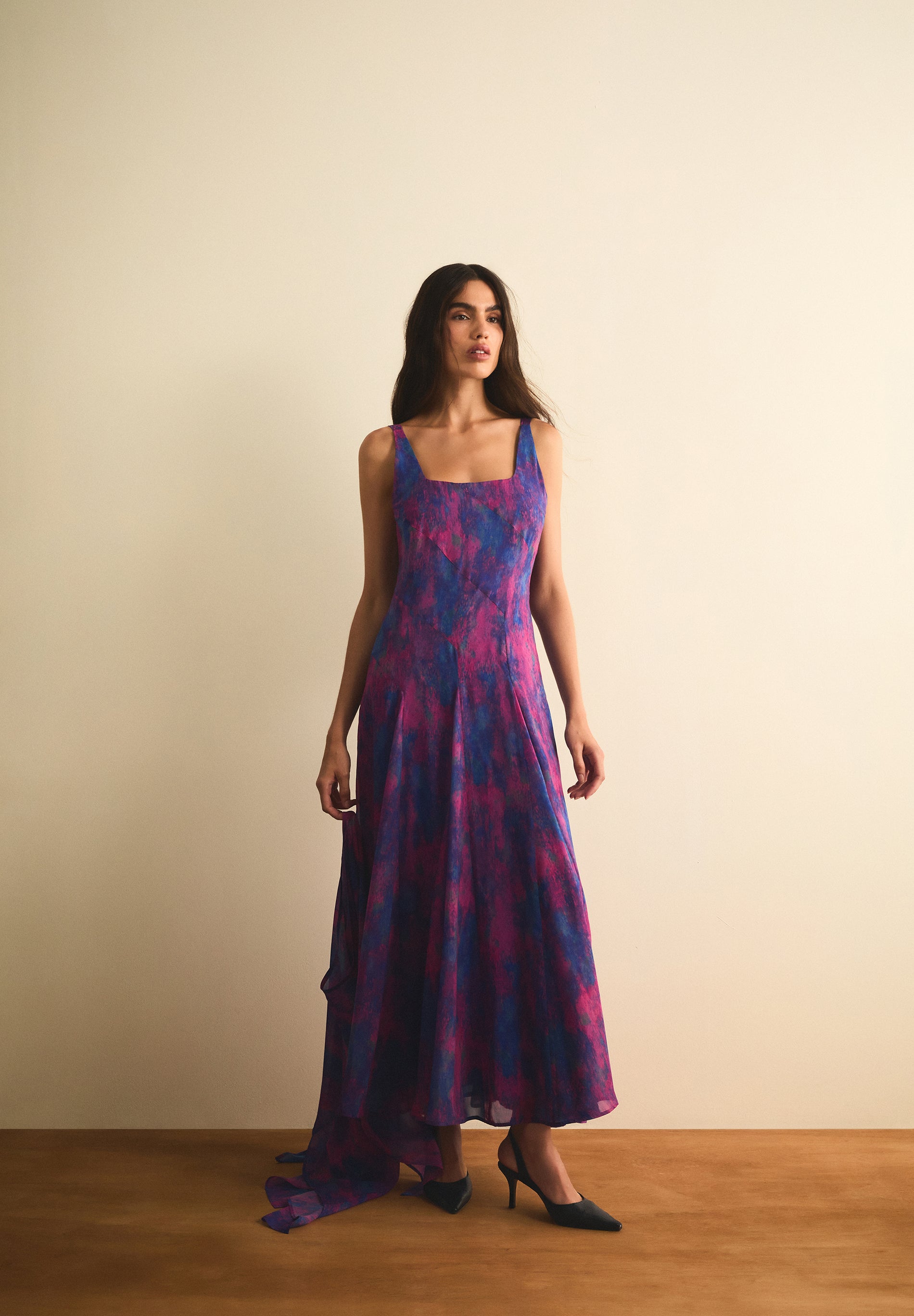 VESTIDO FLUIDO ESTAMPADO