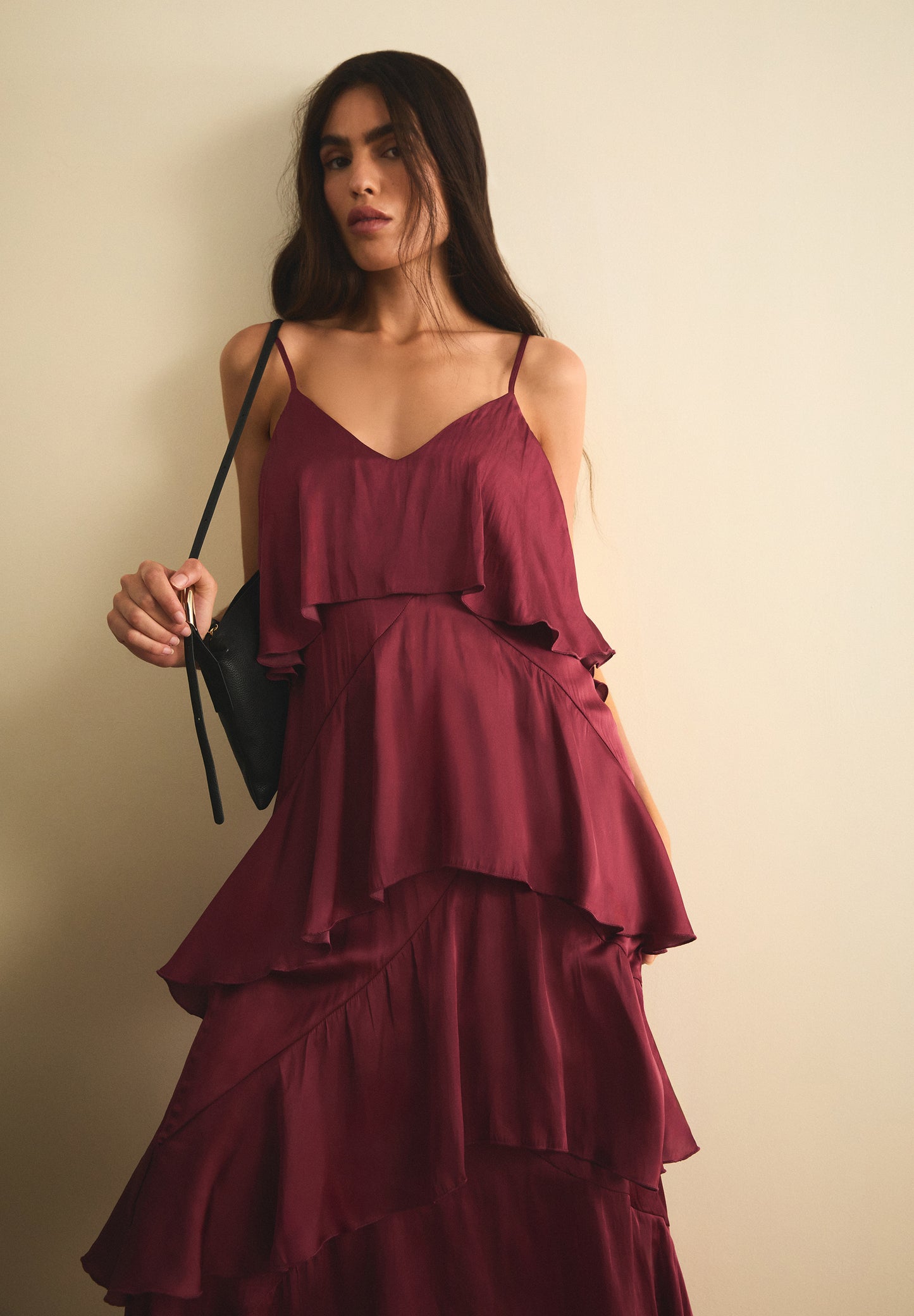 VESTIDO LENCERO VOLANTES