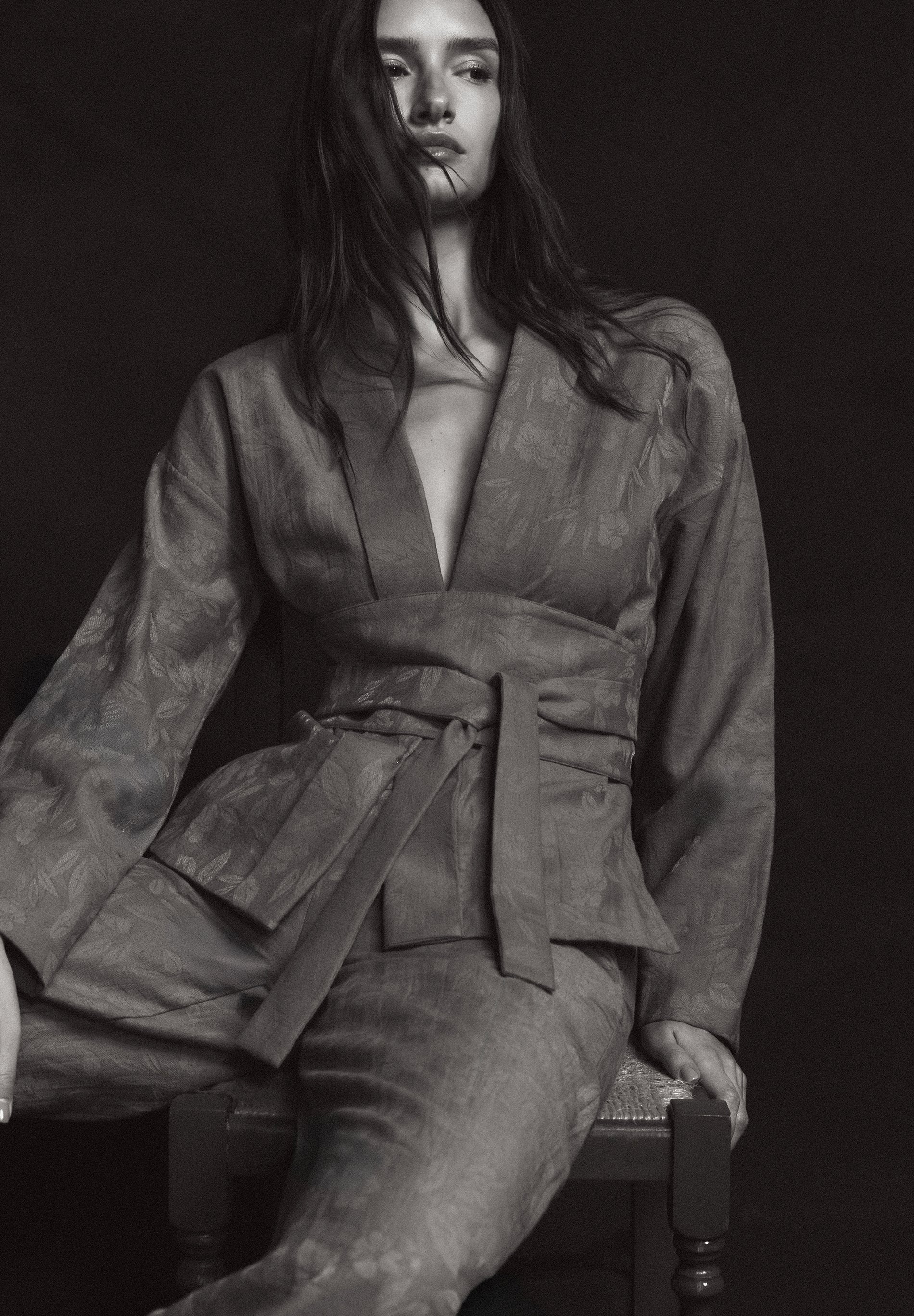 BLAZER KIMONO JACQUARD