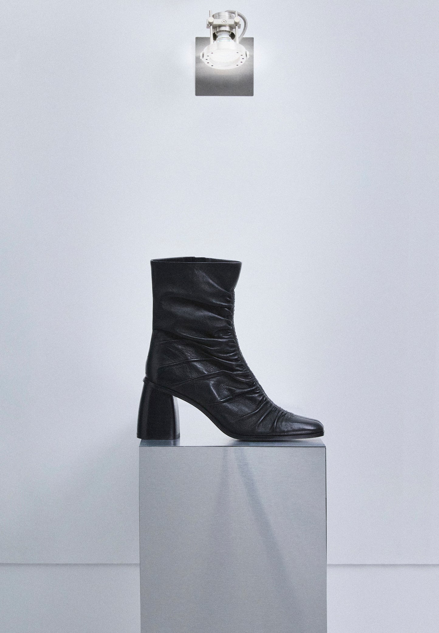 BOTA PIEL FRUNCIDO