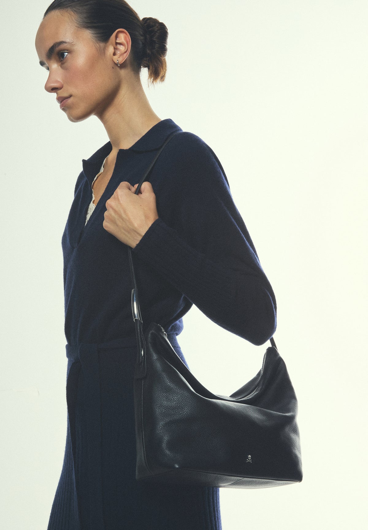 BOLSO DE HOMBRO PIEL DETALLE ASA
