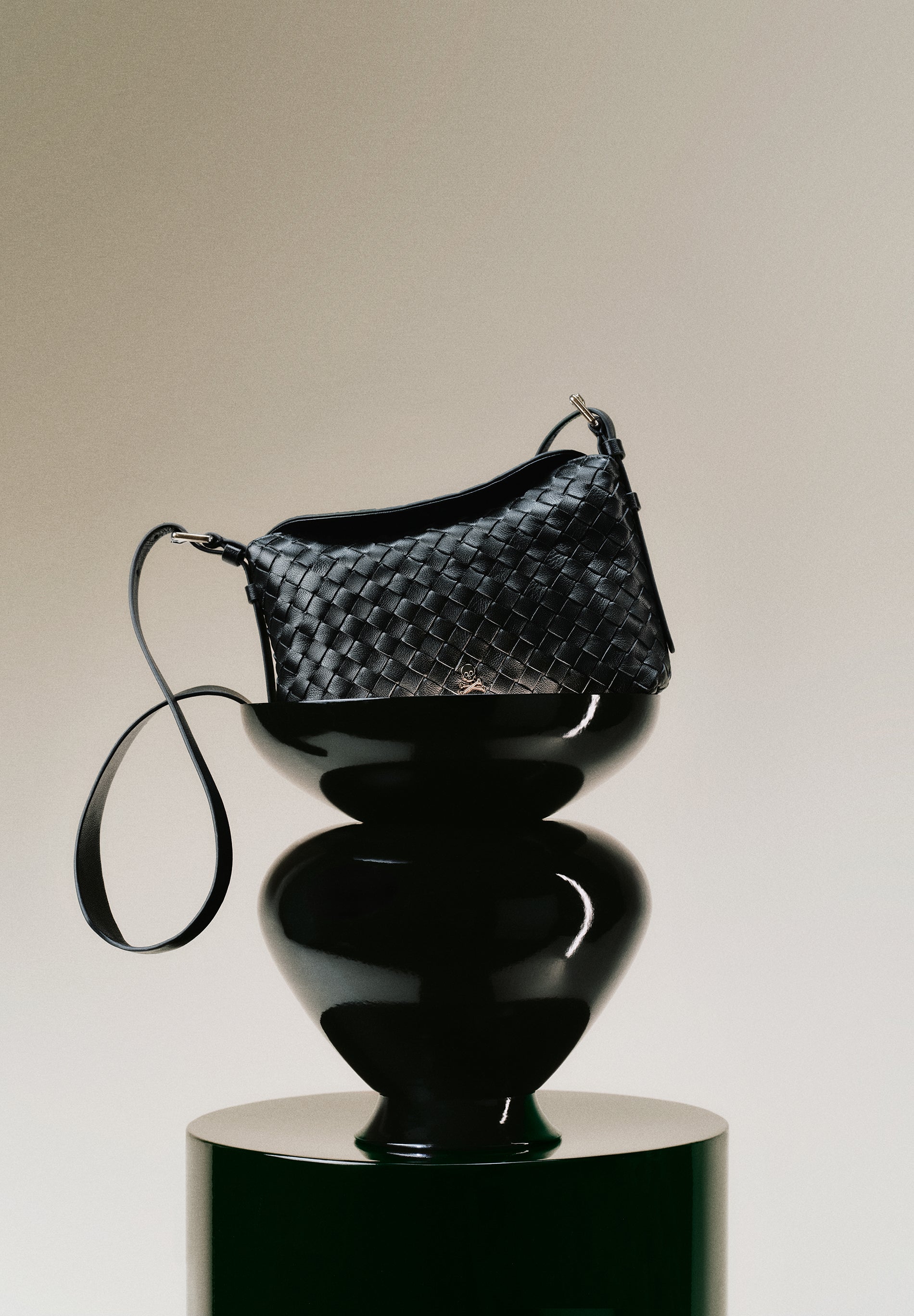 BOLSO BANDOLERA PIEL TRENZADO