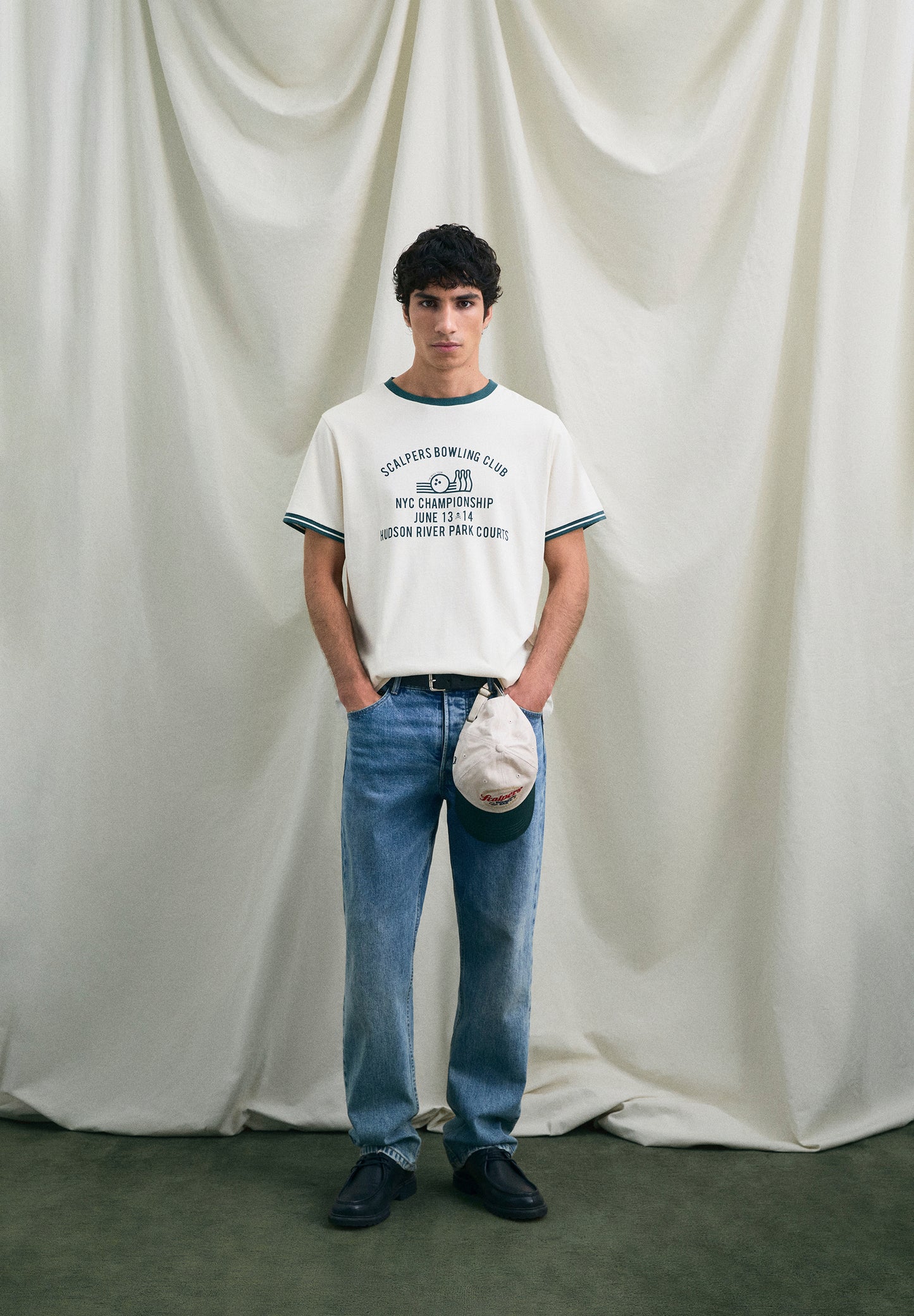 CAMISETA PRINT CONTRASTE