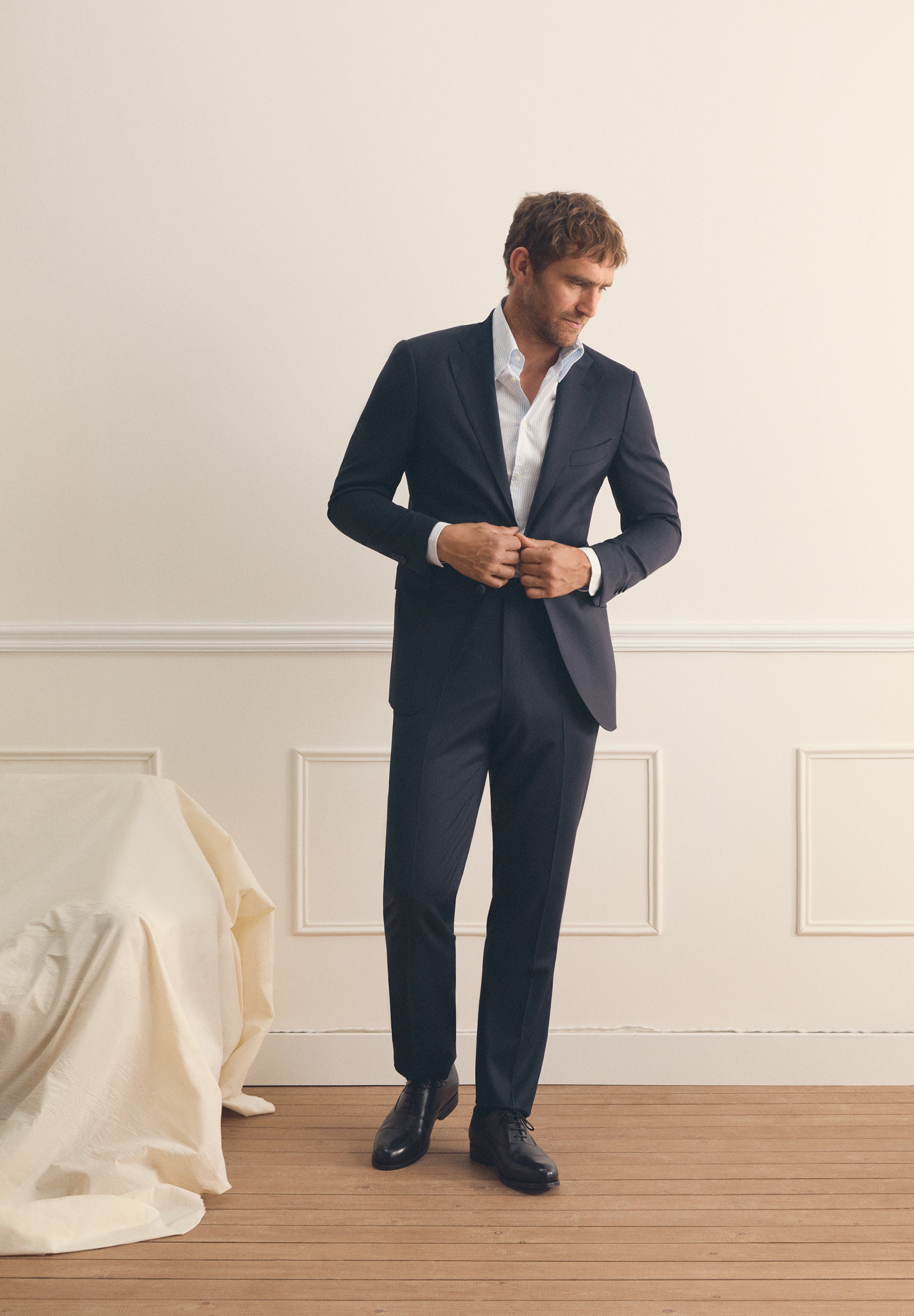 PANTALÓN TRAJE LANA FRÍA MARZOTTO