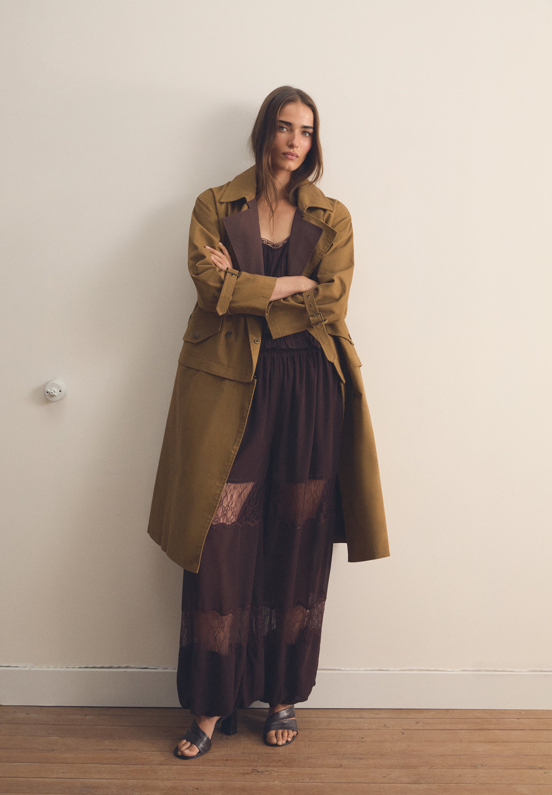 TRENCH LARGO DESMONTABLE