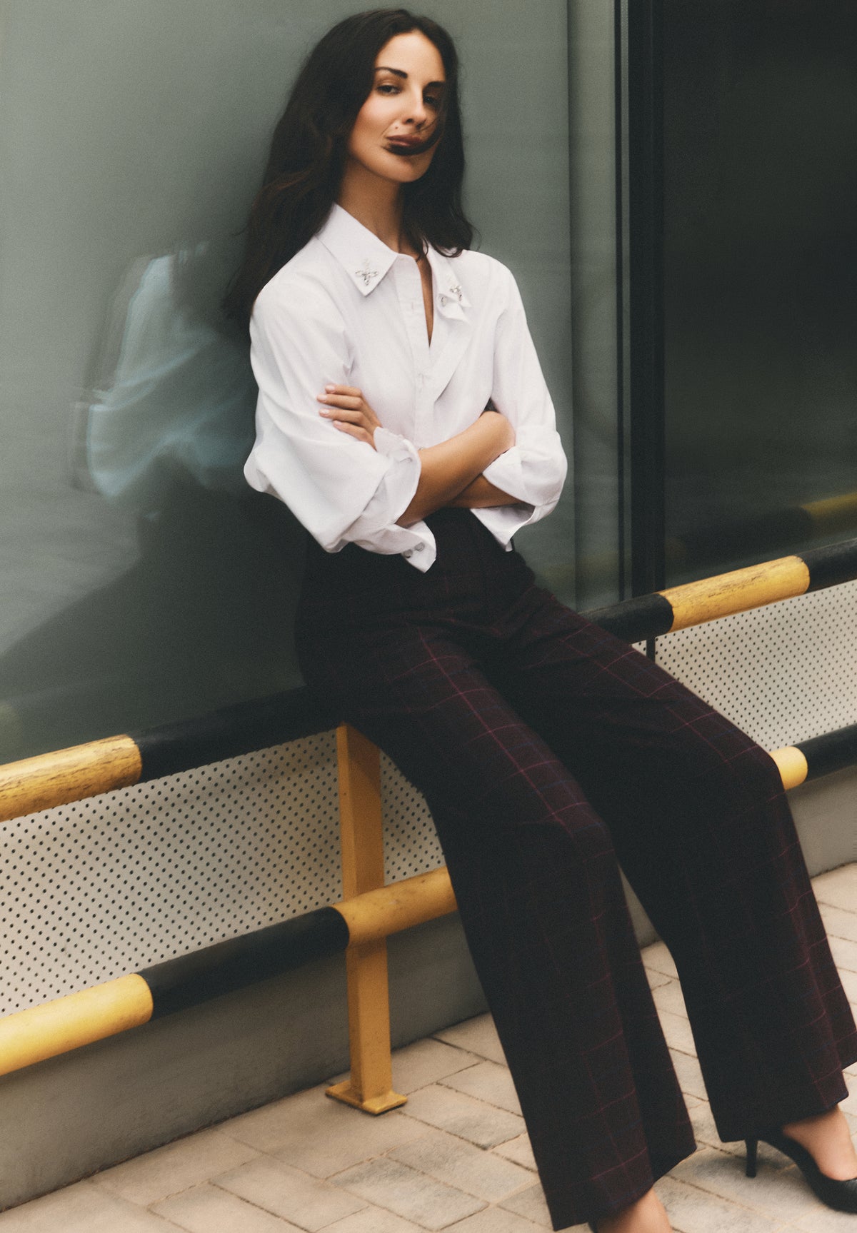 CAMISA POPELÍN DETALLE CUELLO