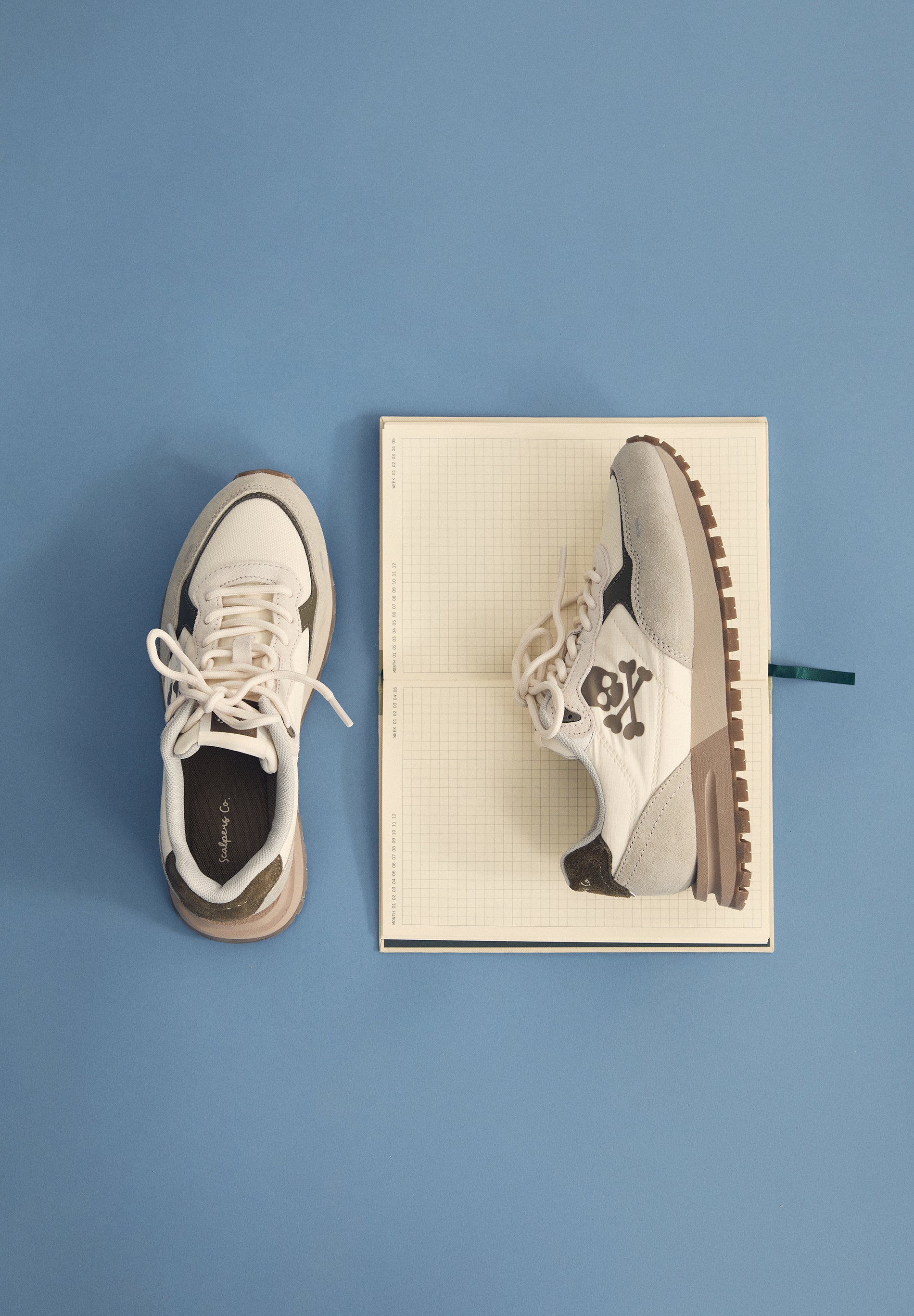 SNEAKERS CALAVERA LATERAL