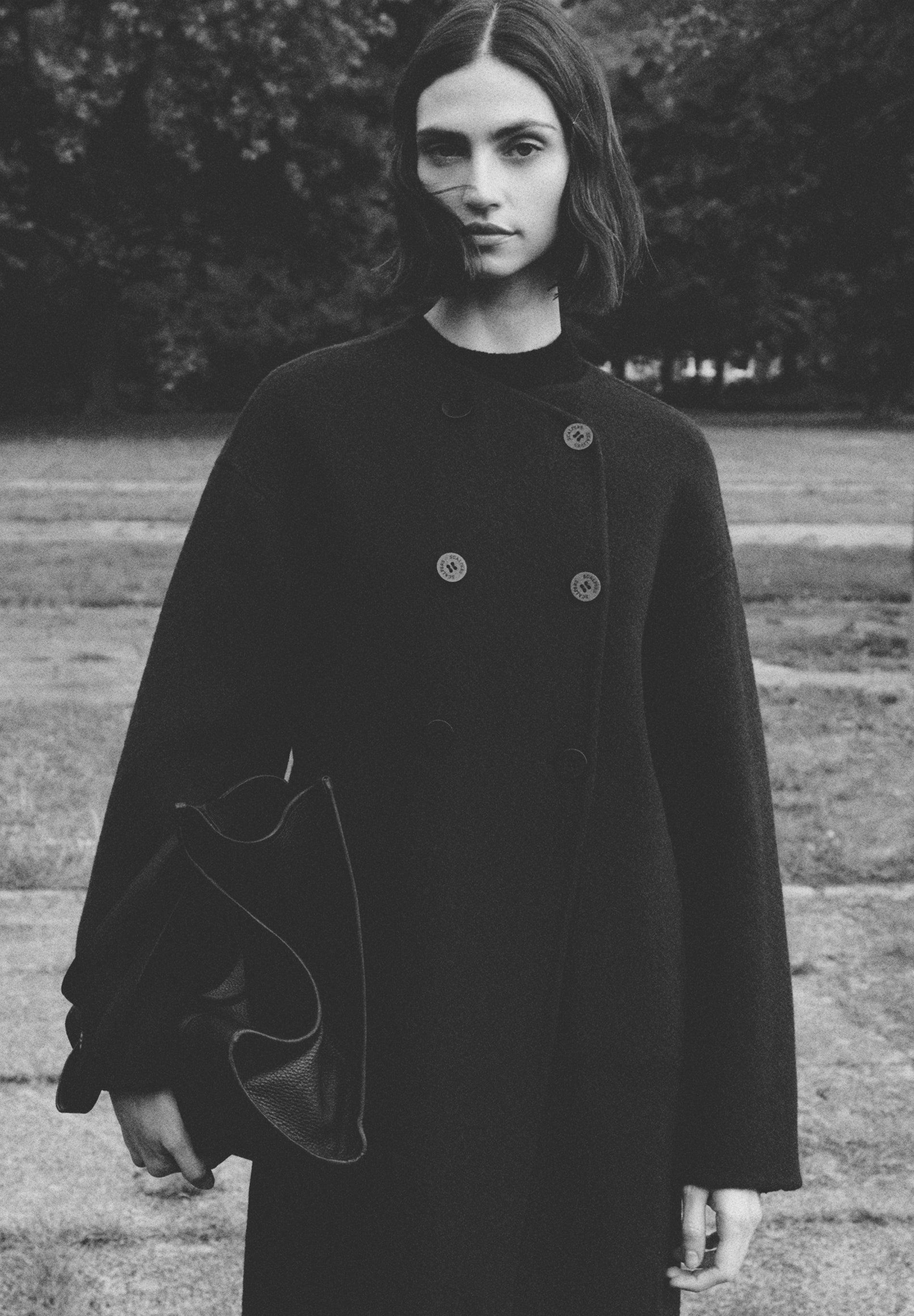 ABRIGO REVERSIBLE MEZCLA LANA