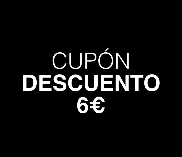 Cupón 6€ en pedidos de 30€