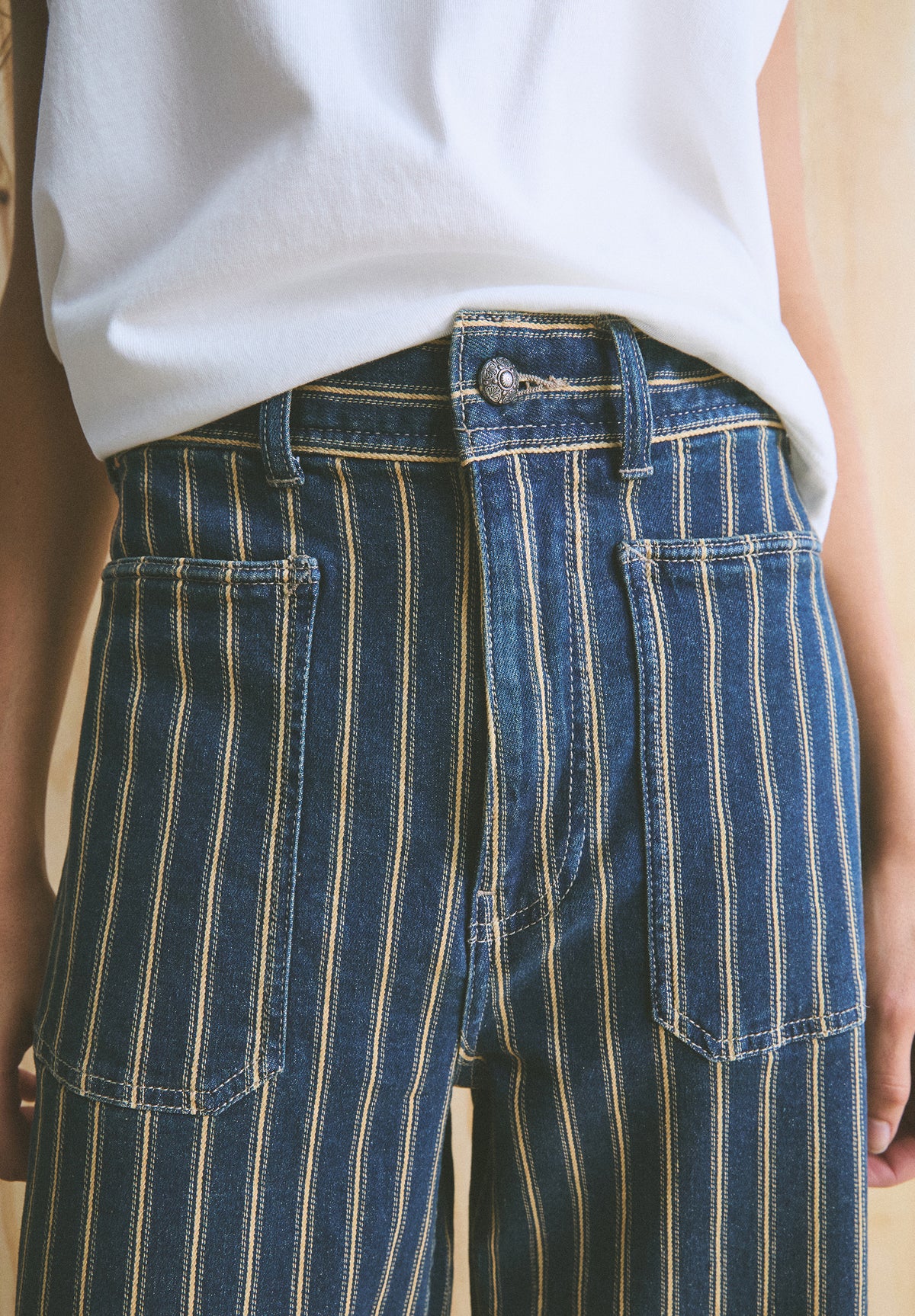 PANTALÓN DENIM RAYAS