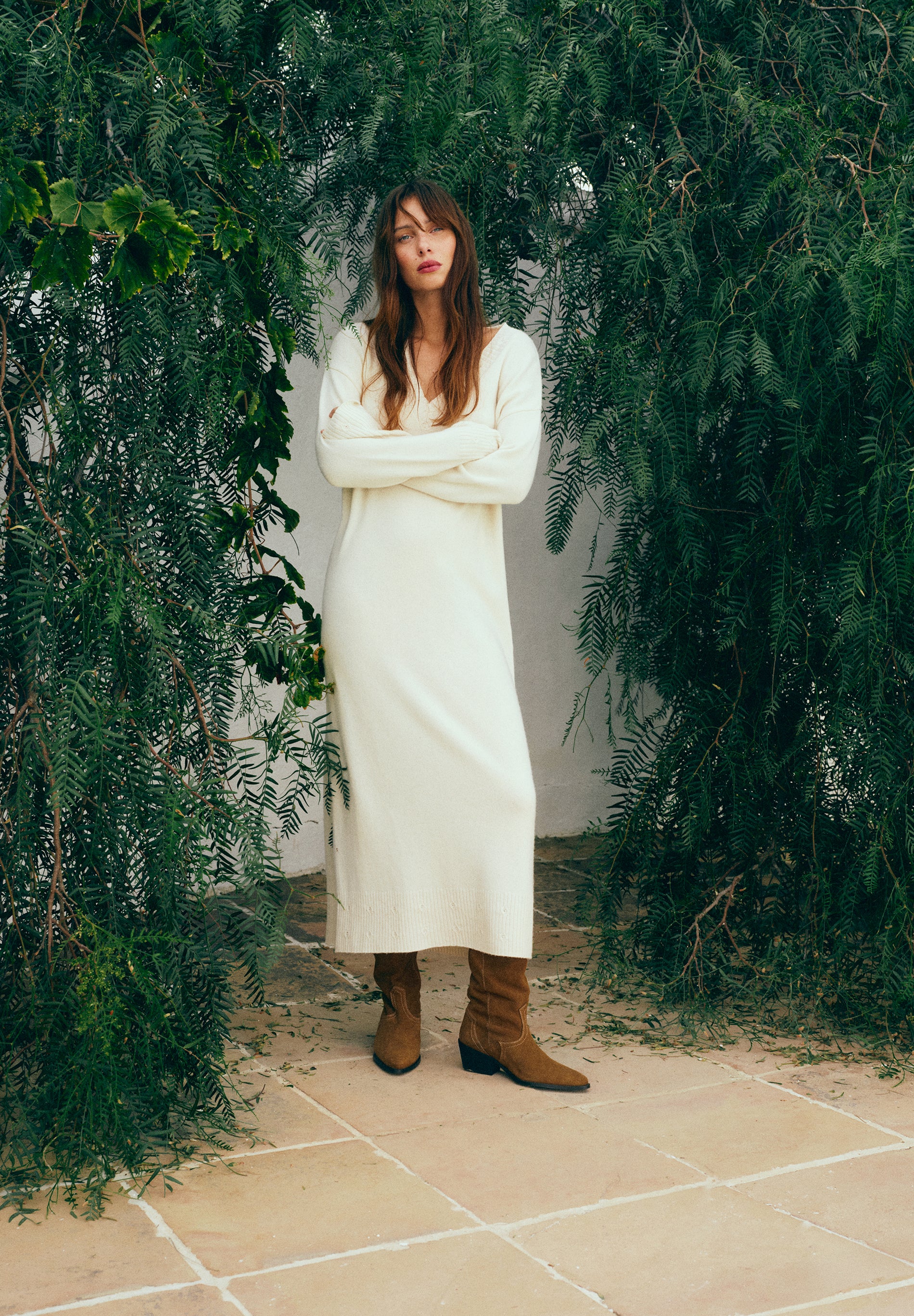 VESTIDO PUNTO HOLGADO MIDI