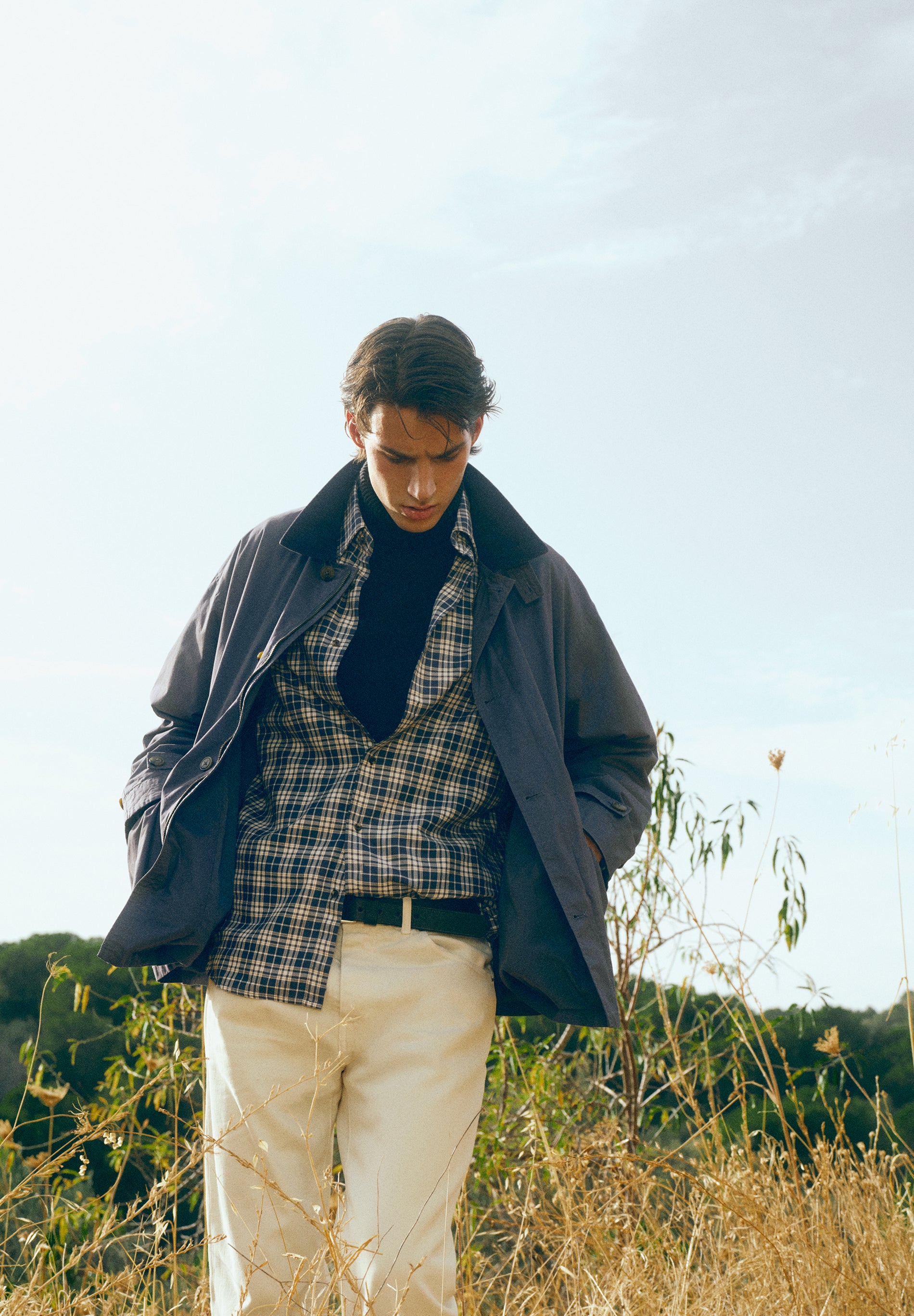 CAMISA ESTAMPADA CUADROS TARTÁN