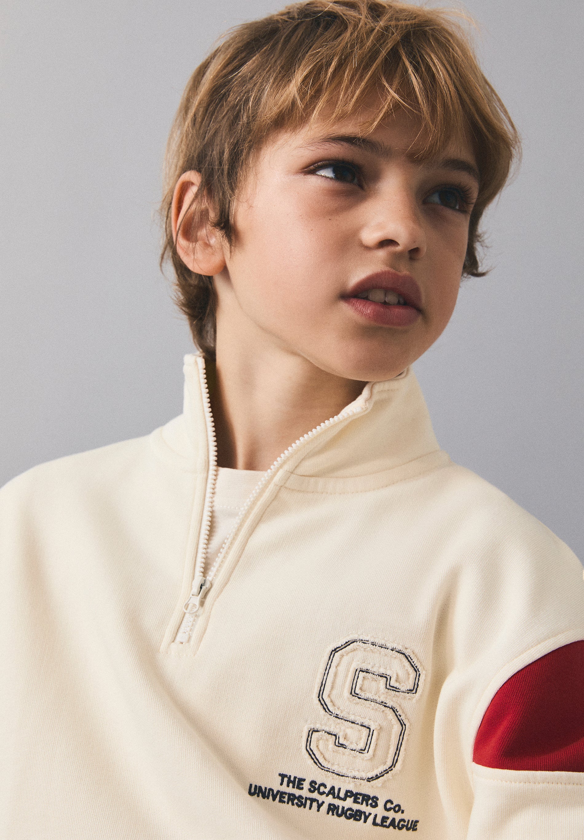 SUDADERA CUELLO ALTO CREMALLERA