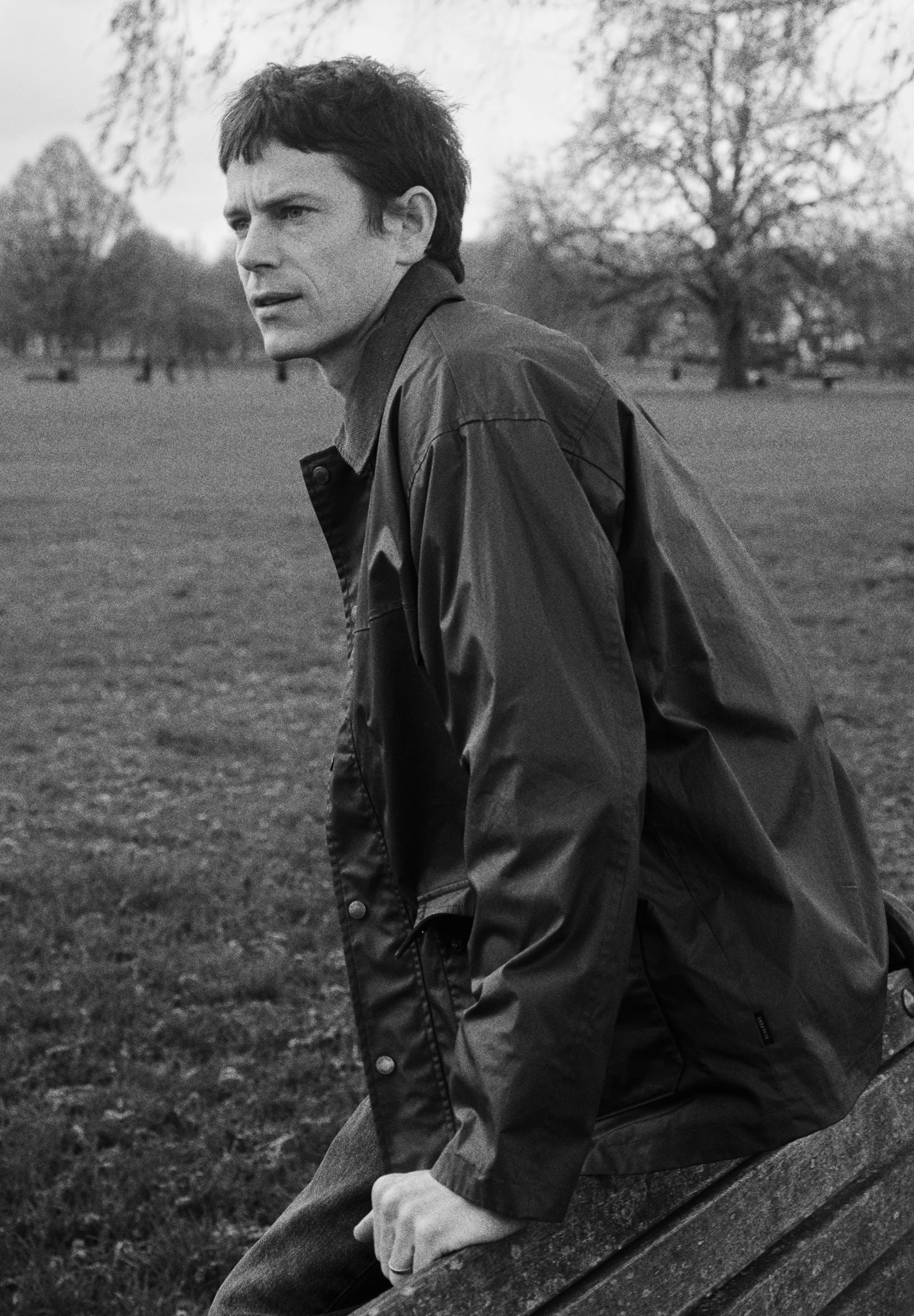 CHAQUETA ENCERADA CON SNAPS