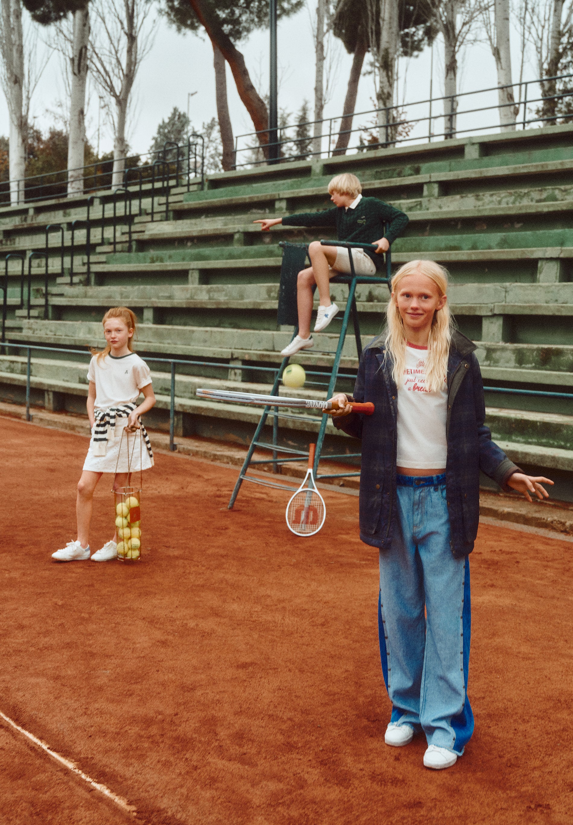 PANTALÓN DENIM WIDE LEG BICOLOR