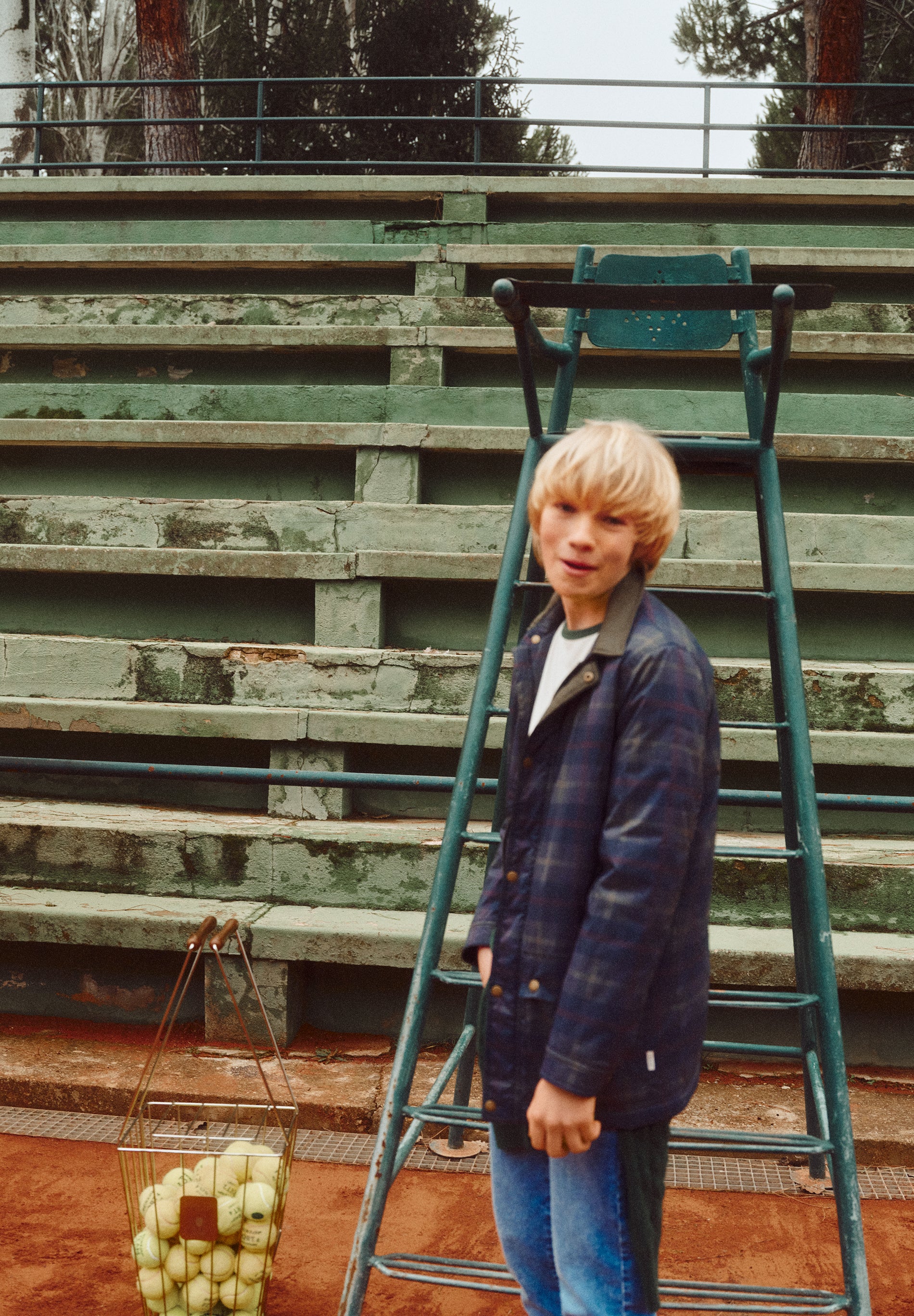 CHAQUETA ENCERADA CUADROS