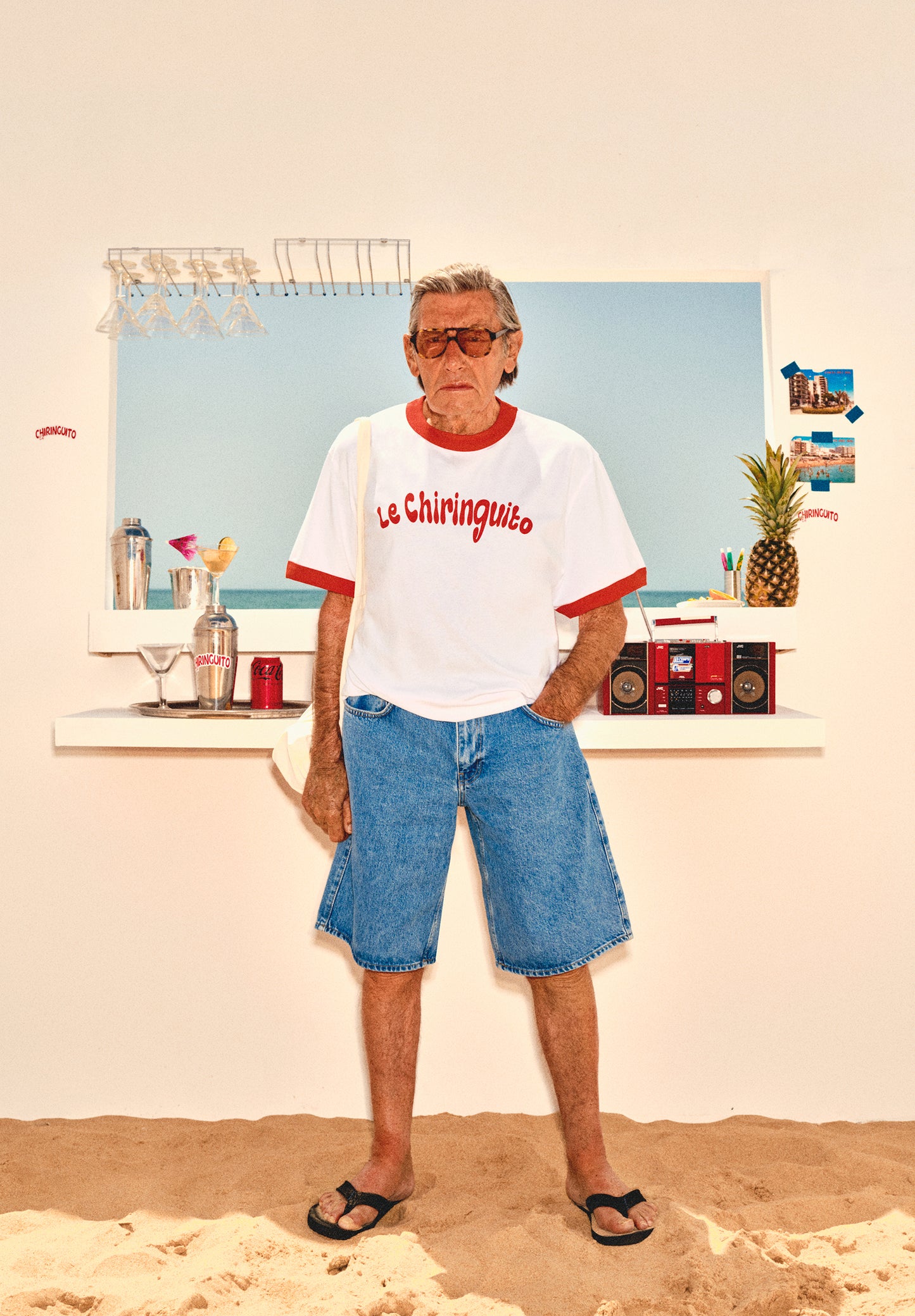 CAMISETA PRINT DELANTERO CONTRASTE | LE CHIRINGUITO
