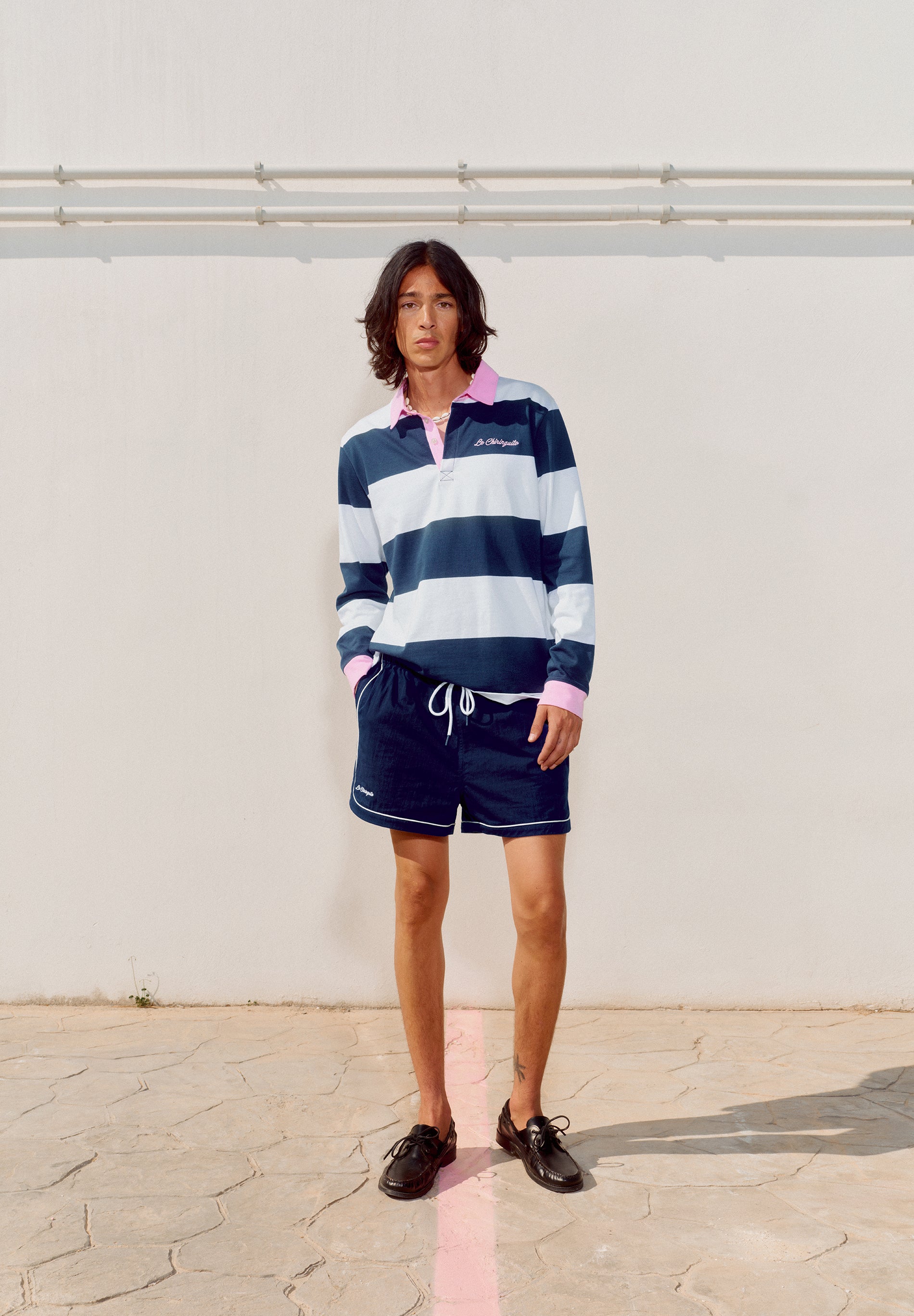 SUDADERA POLO CONTRASTE | LE CHIRINGUITO