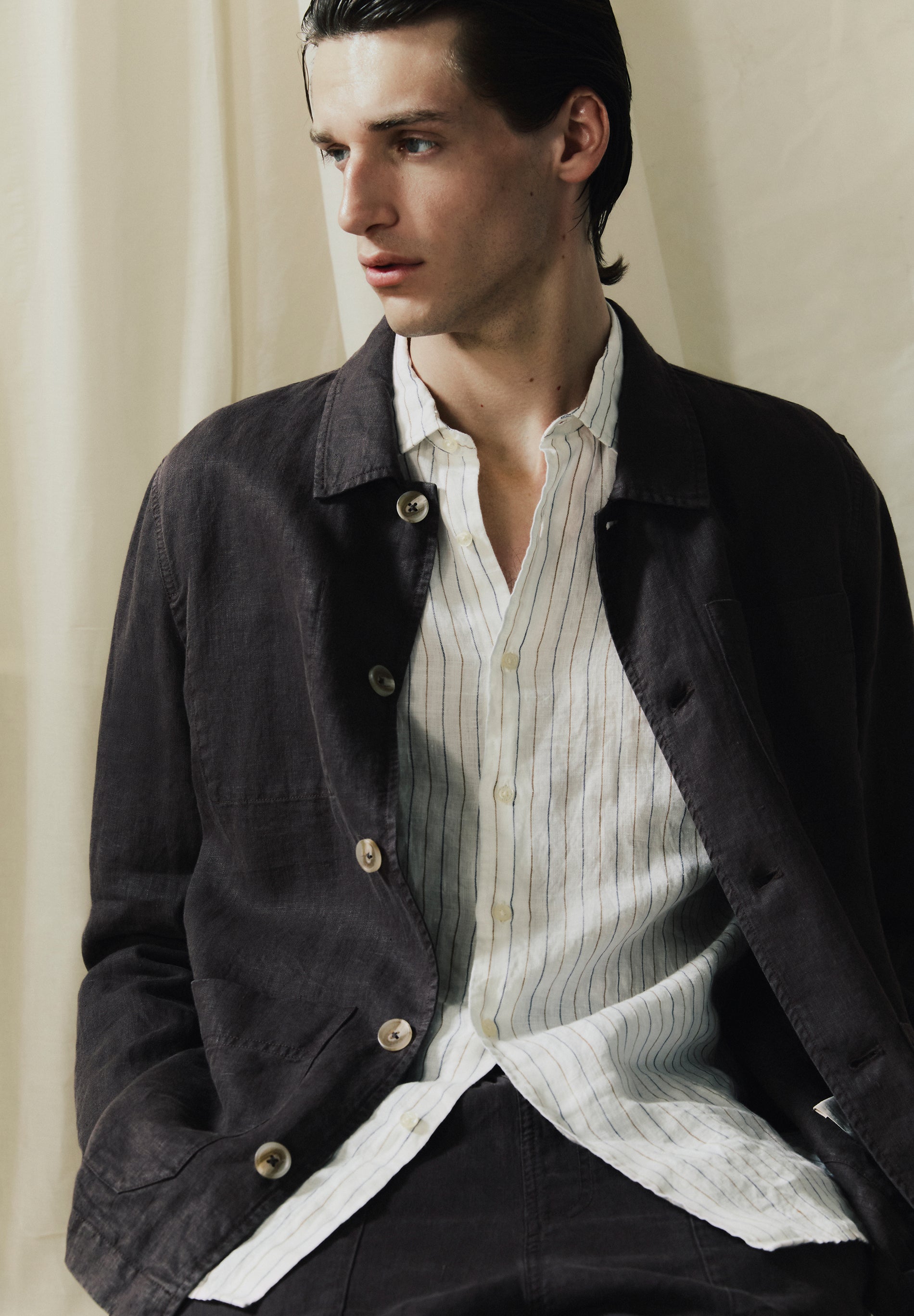 CAMISA LINO SLIM FIT