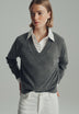JERSEY 100% CASHMERE CUELLO PICO