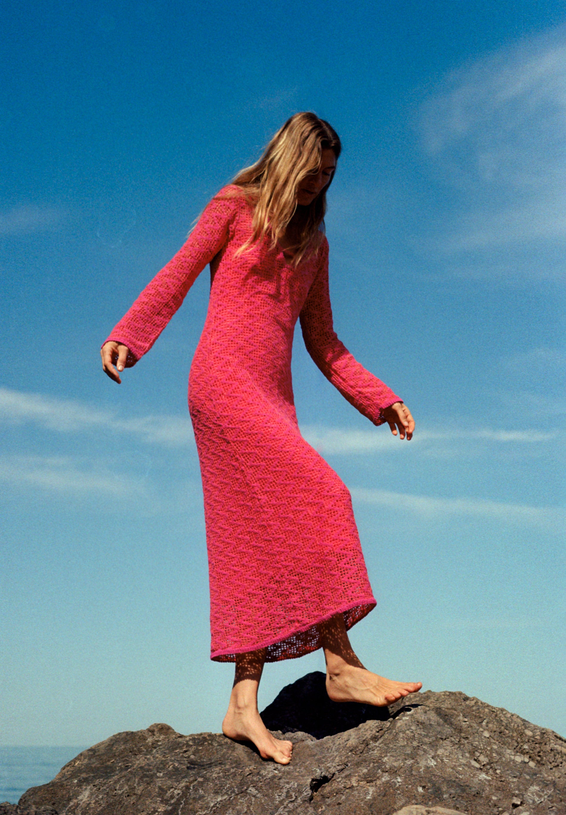 VESTIDO CROCHET MIDI