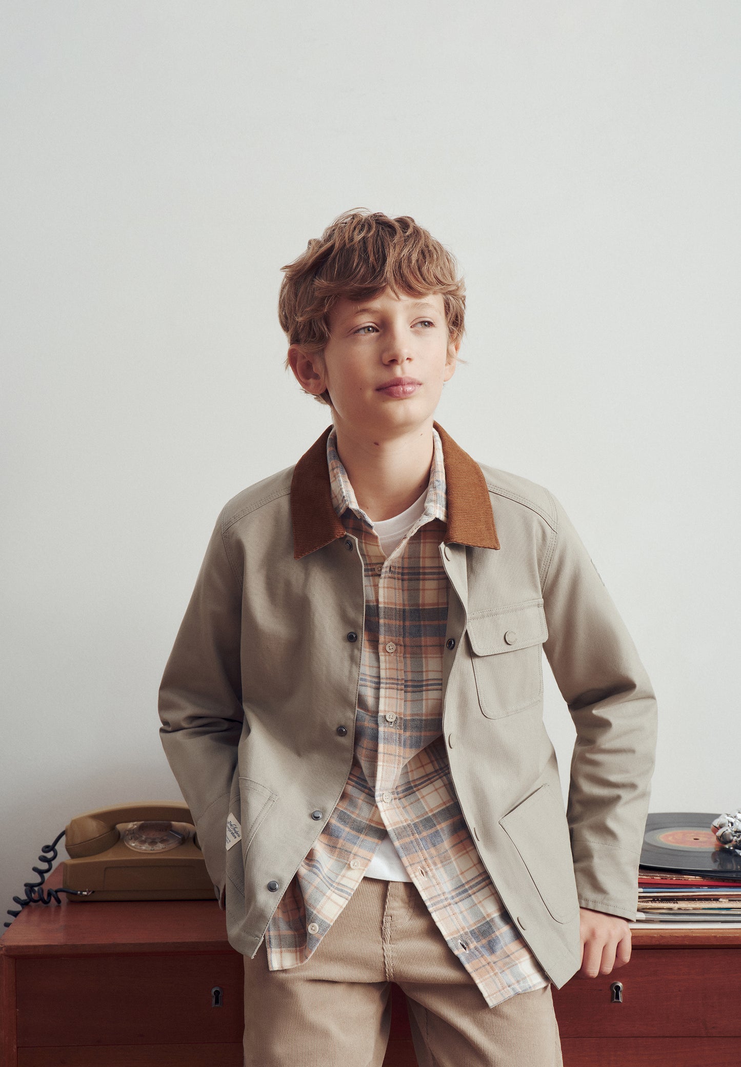 CHAQUETA CUELLO CAMISERO