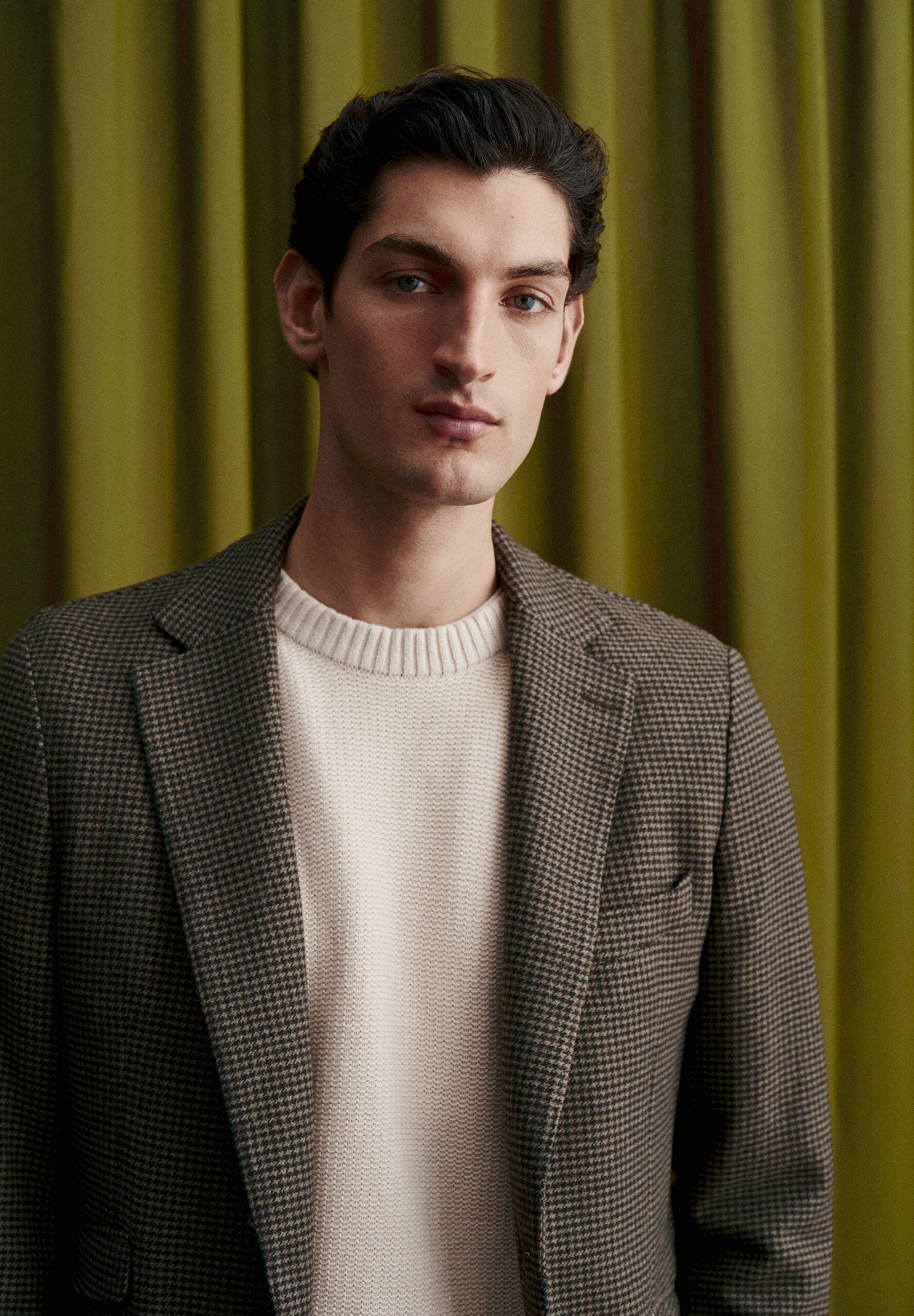 AMERICANA CUADROS LANA