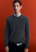 JERSEY CUELLO REDONDO MEZCLA LANA