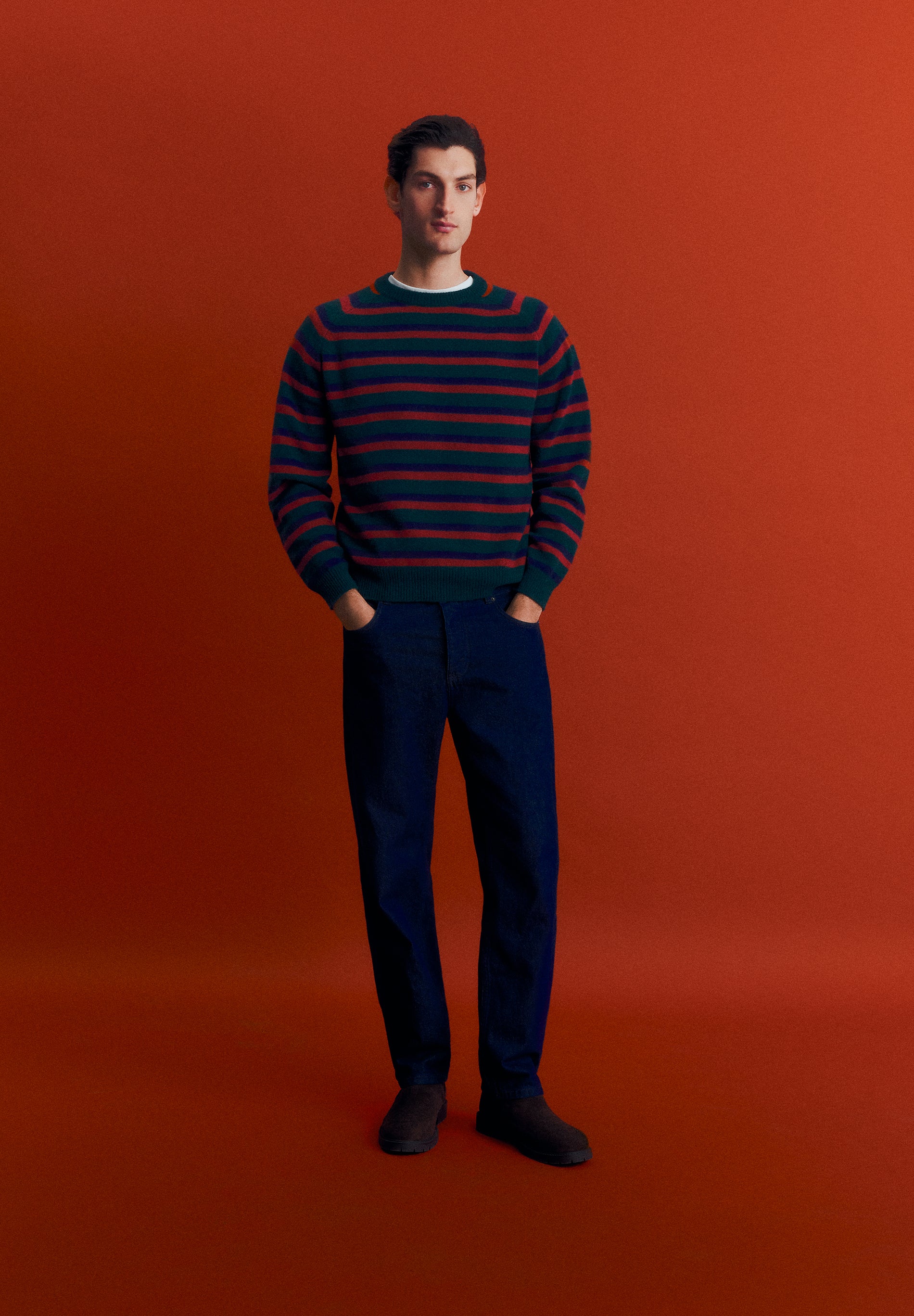 PANTALON VAQUERO CROPPED