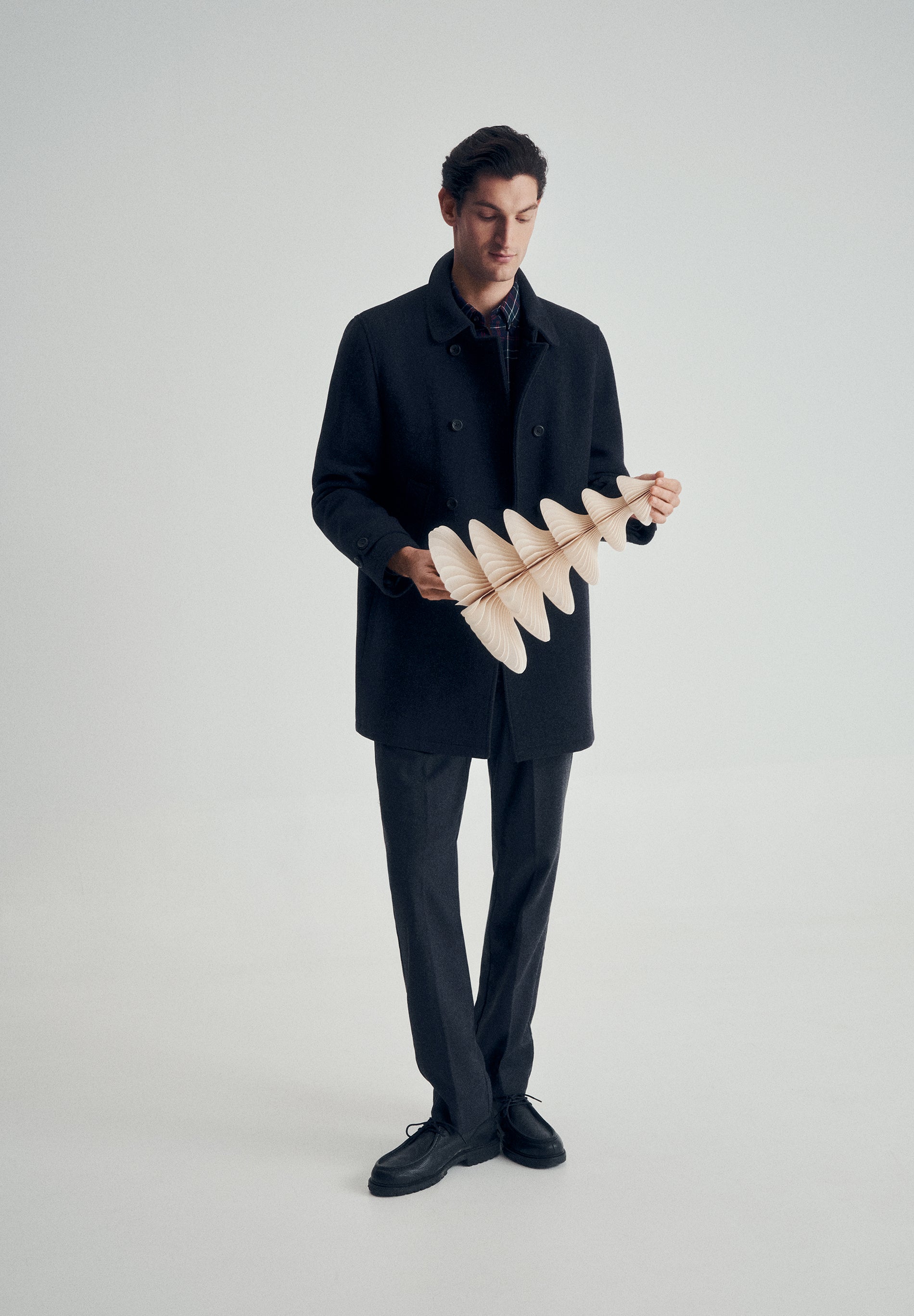 ABRIGO CRUZADO LANA - Scalpers