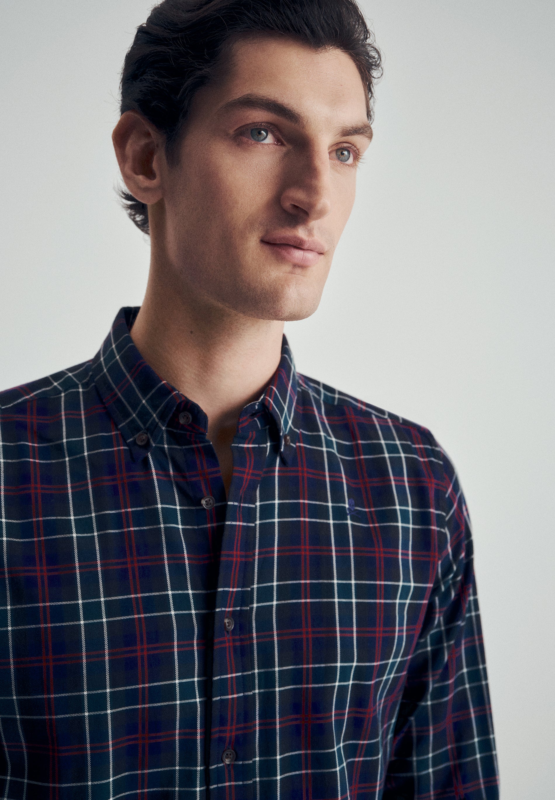 CAMISA ALGODÓN CUADROS