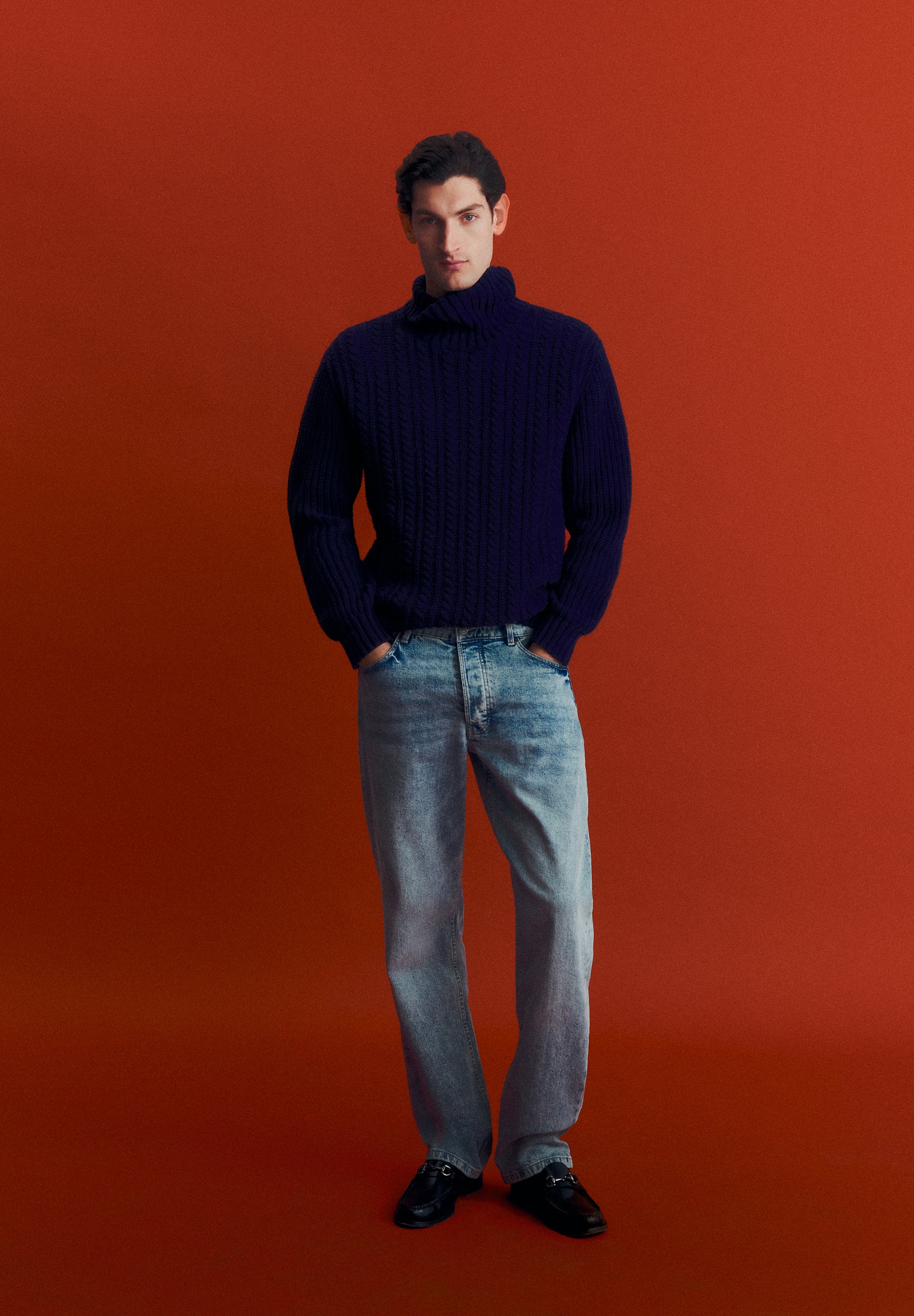 JERSEY CUELLO ALTO TRENZADO