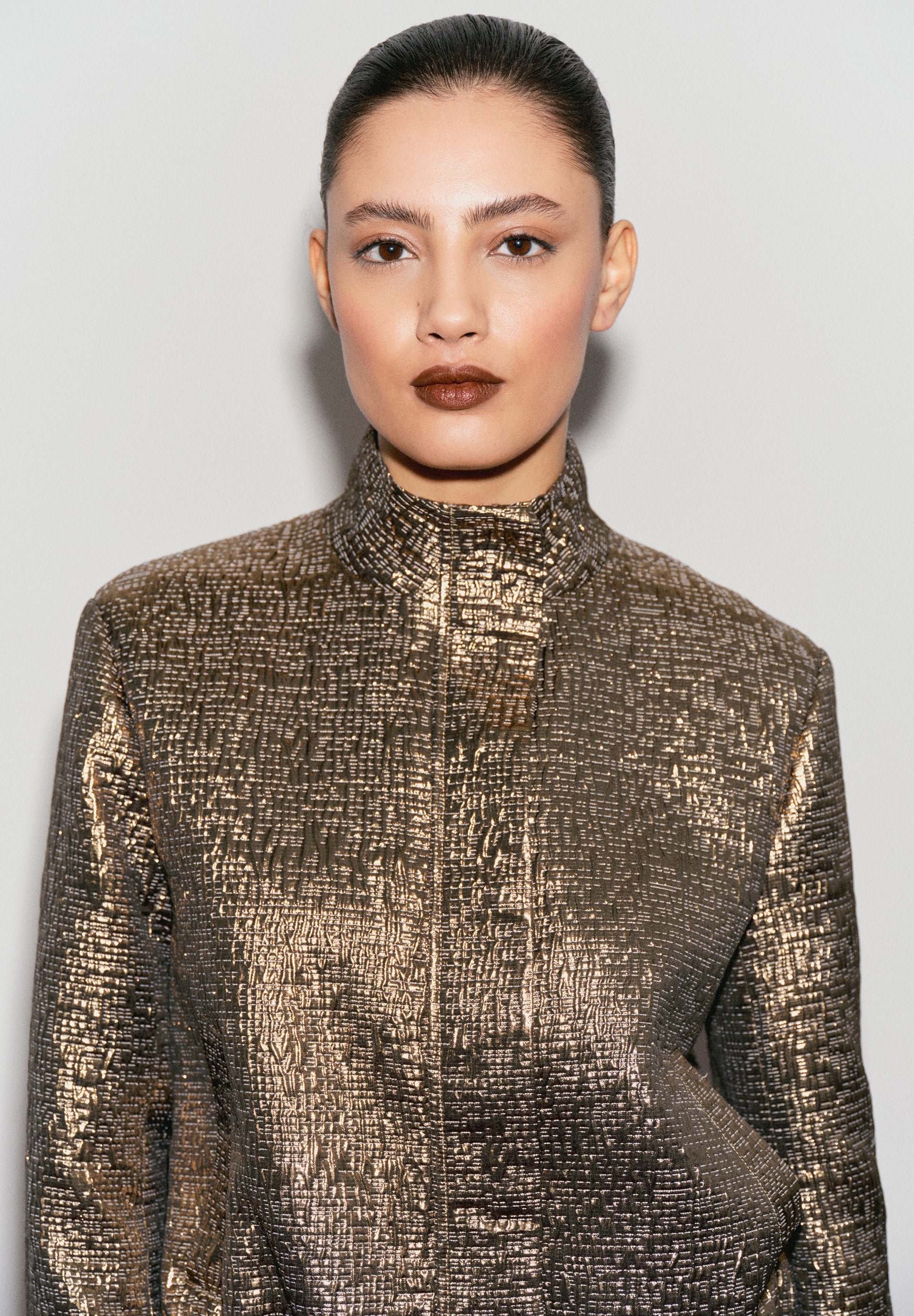 CHAQUETA BOMBER JACQUARD