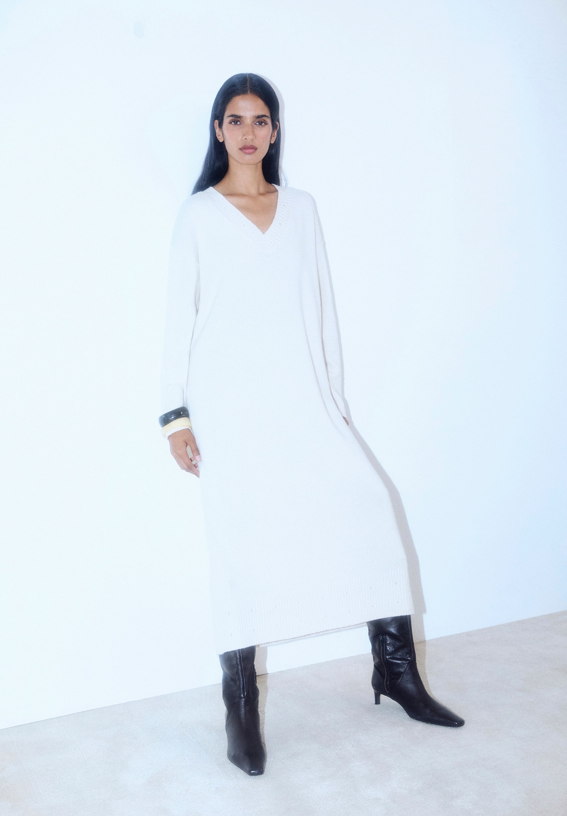 VESTIDO PUNTO HOLGADO MIDI