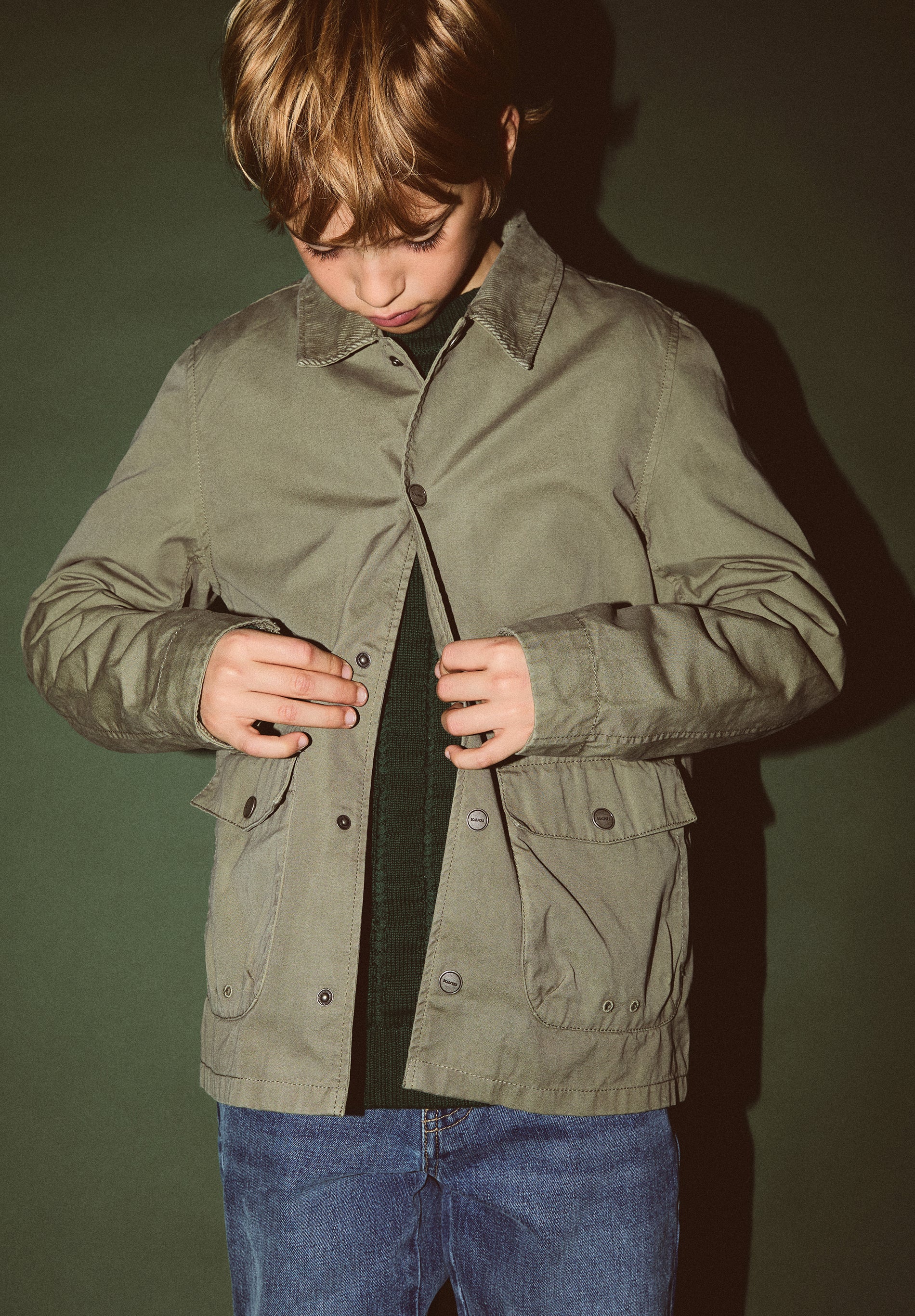 CHAQUETA ALGODÓN BOLSILLOS