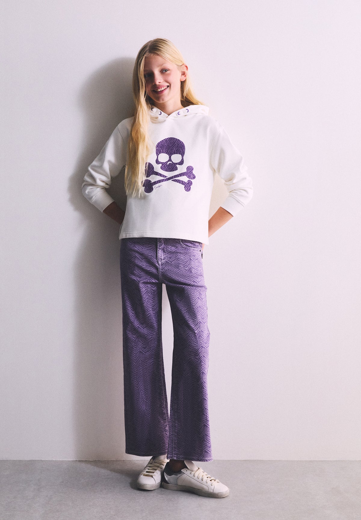 SUDADERA CALAVERA ANIMAL PRINT