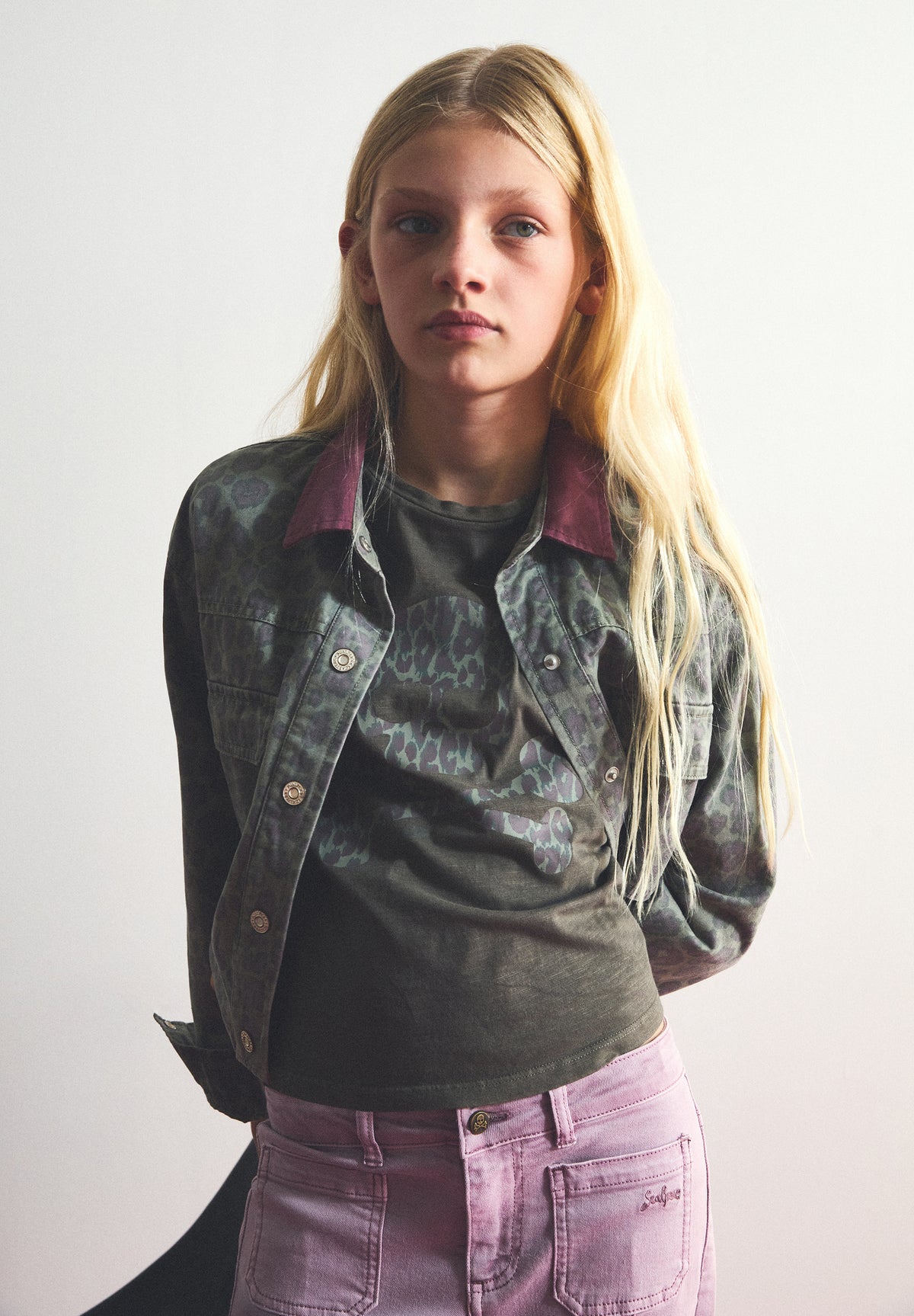 CHAQUETA DENIM ANIMAL PRINT