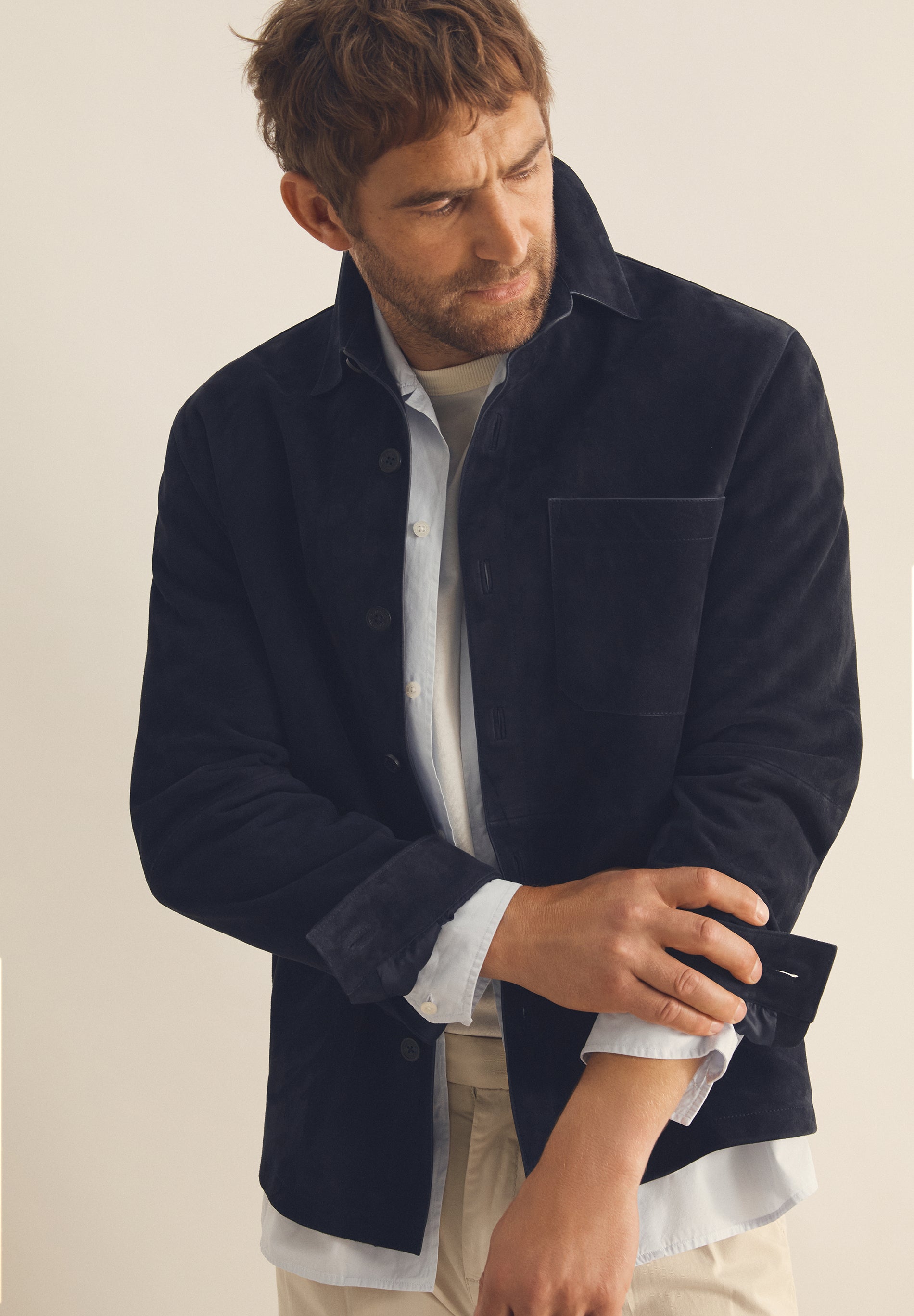 SOBRECAMISA DE ANTE CAPRINO