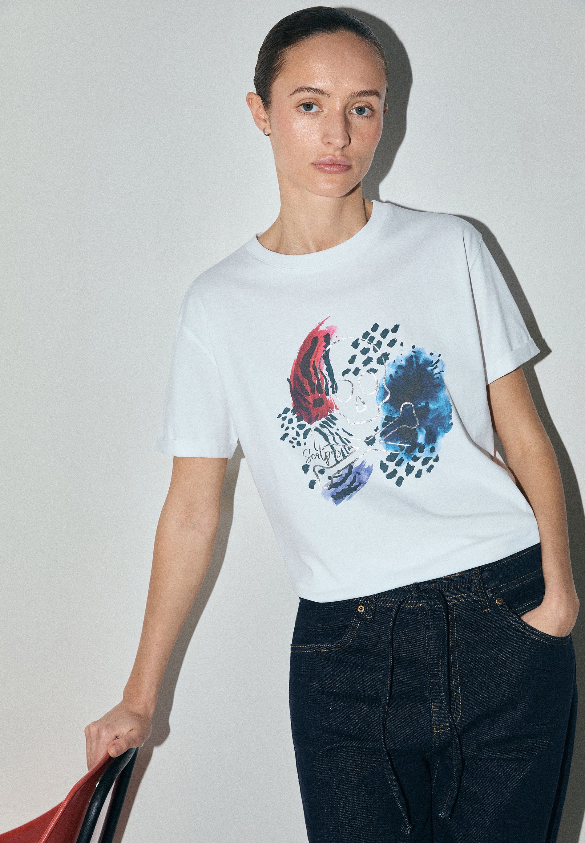 CAMISETA PRINT CALAVERA
