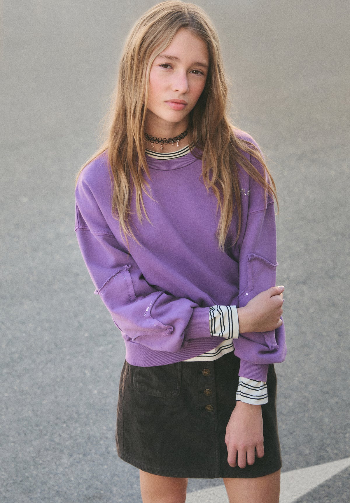 SUDADERA DETALLE MANGAS