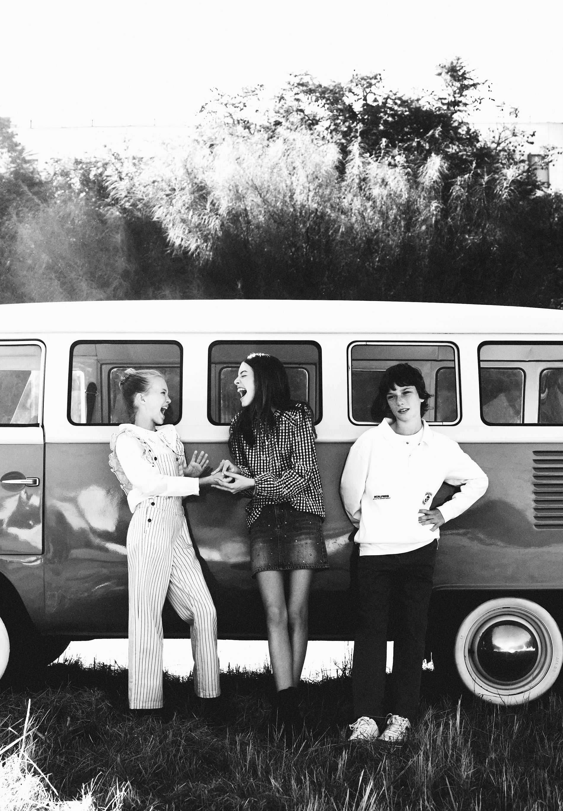 PETO DE RAYAS CON VOLANTE