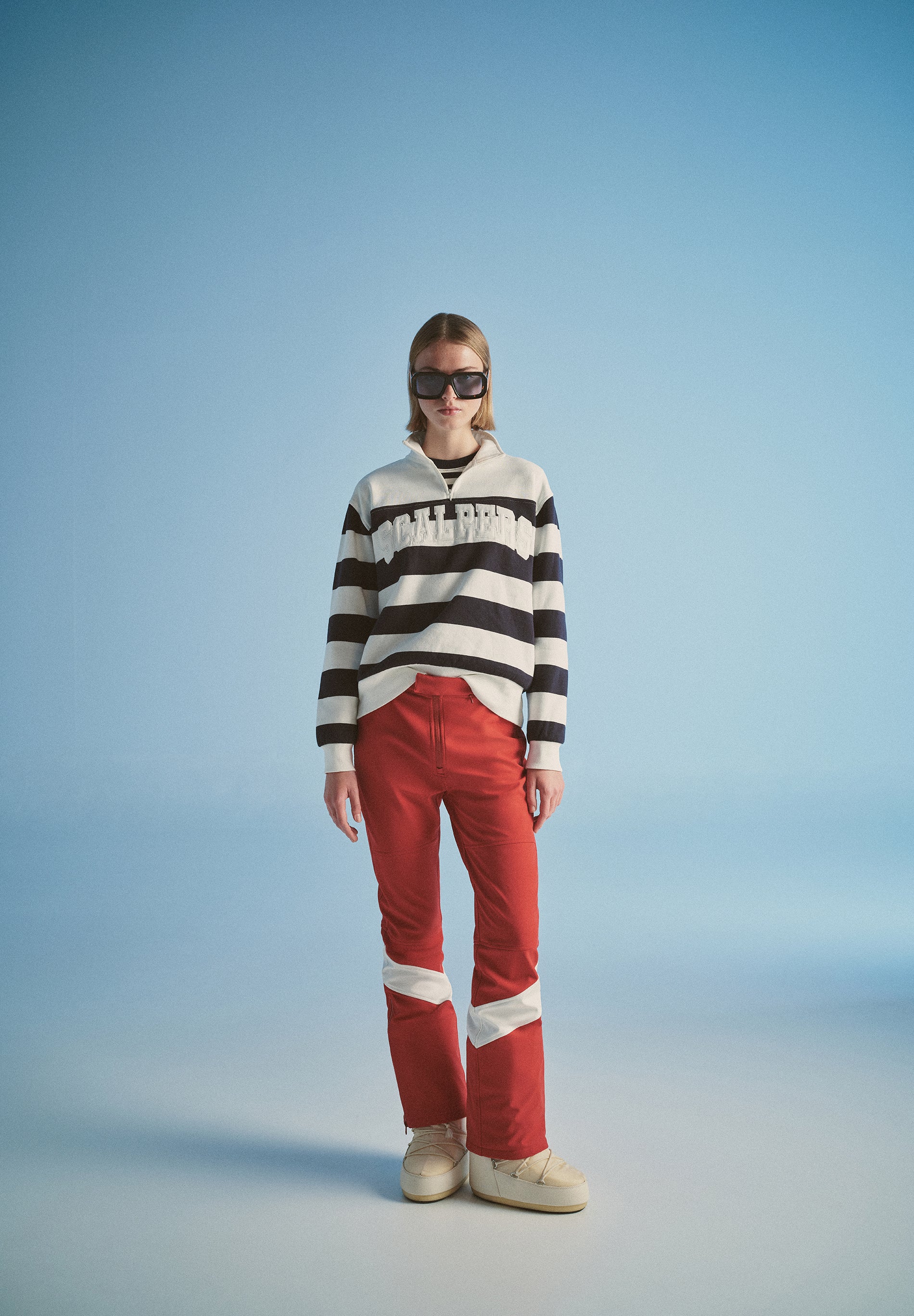 MONO DE ESQUÍ VINTAGE BICOLOR