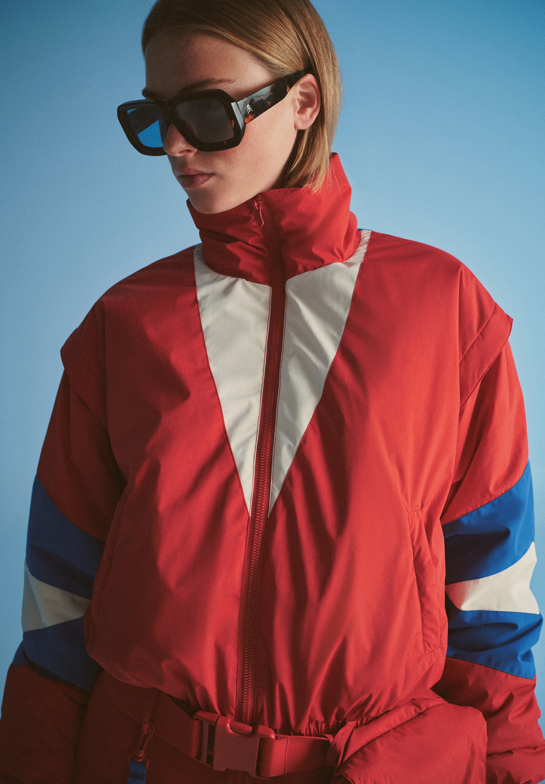 MONO DE ESQUÍ VINTAGE BICOLOR