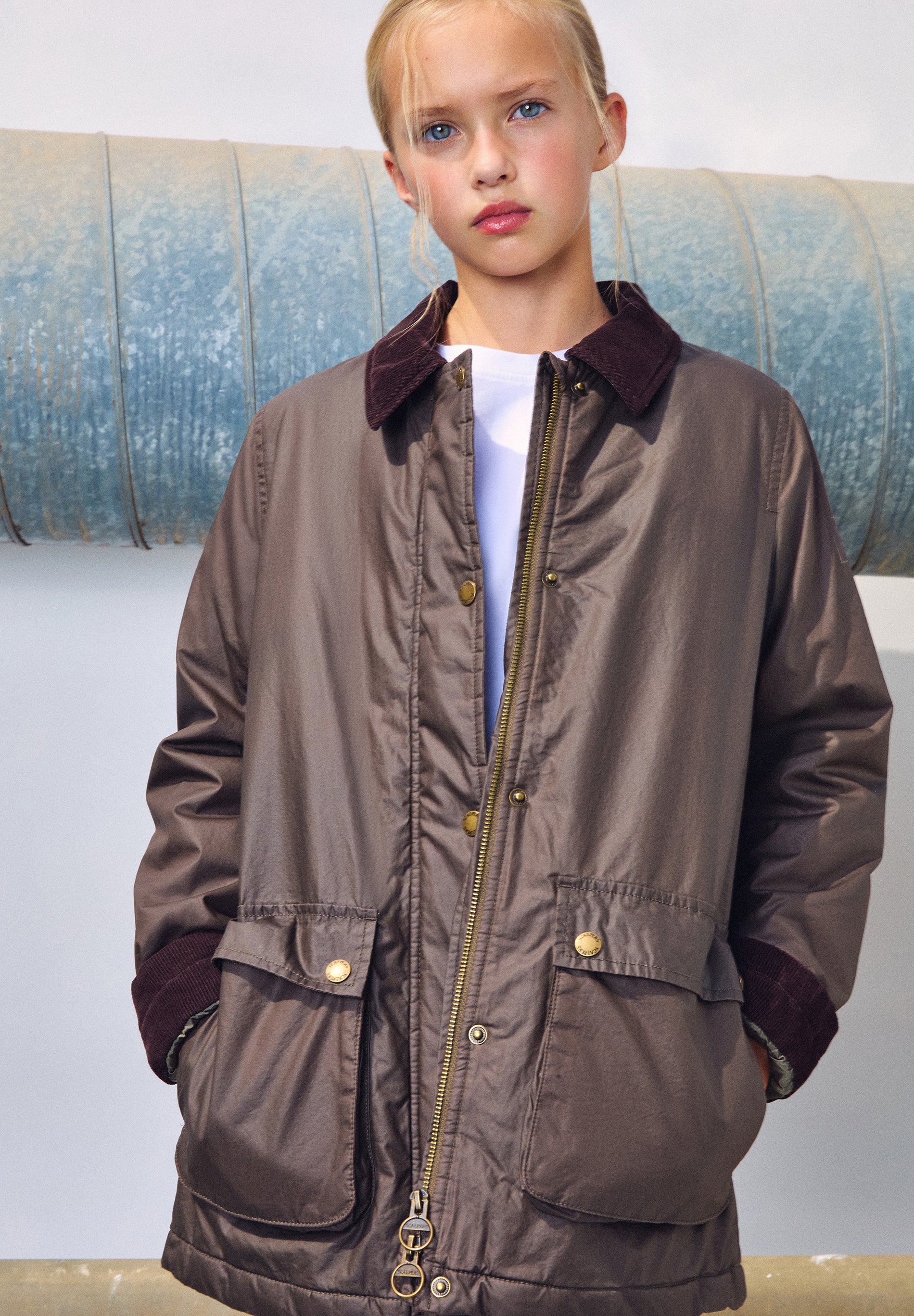 CAZADORA CUELLO CONTRASTE