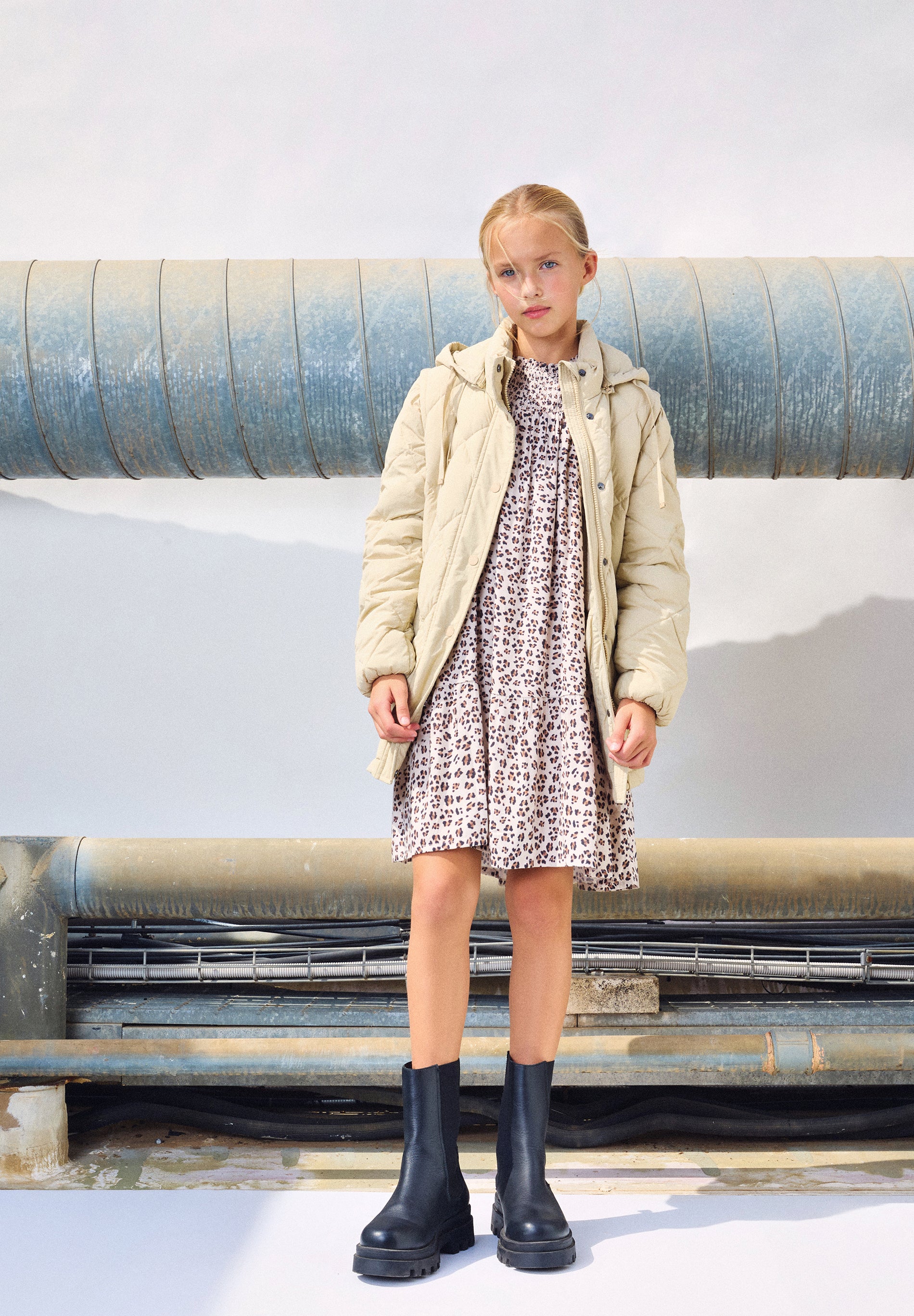 VESTIDO ESTAMPADO ANIMAL PRINT