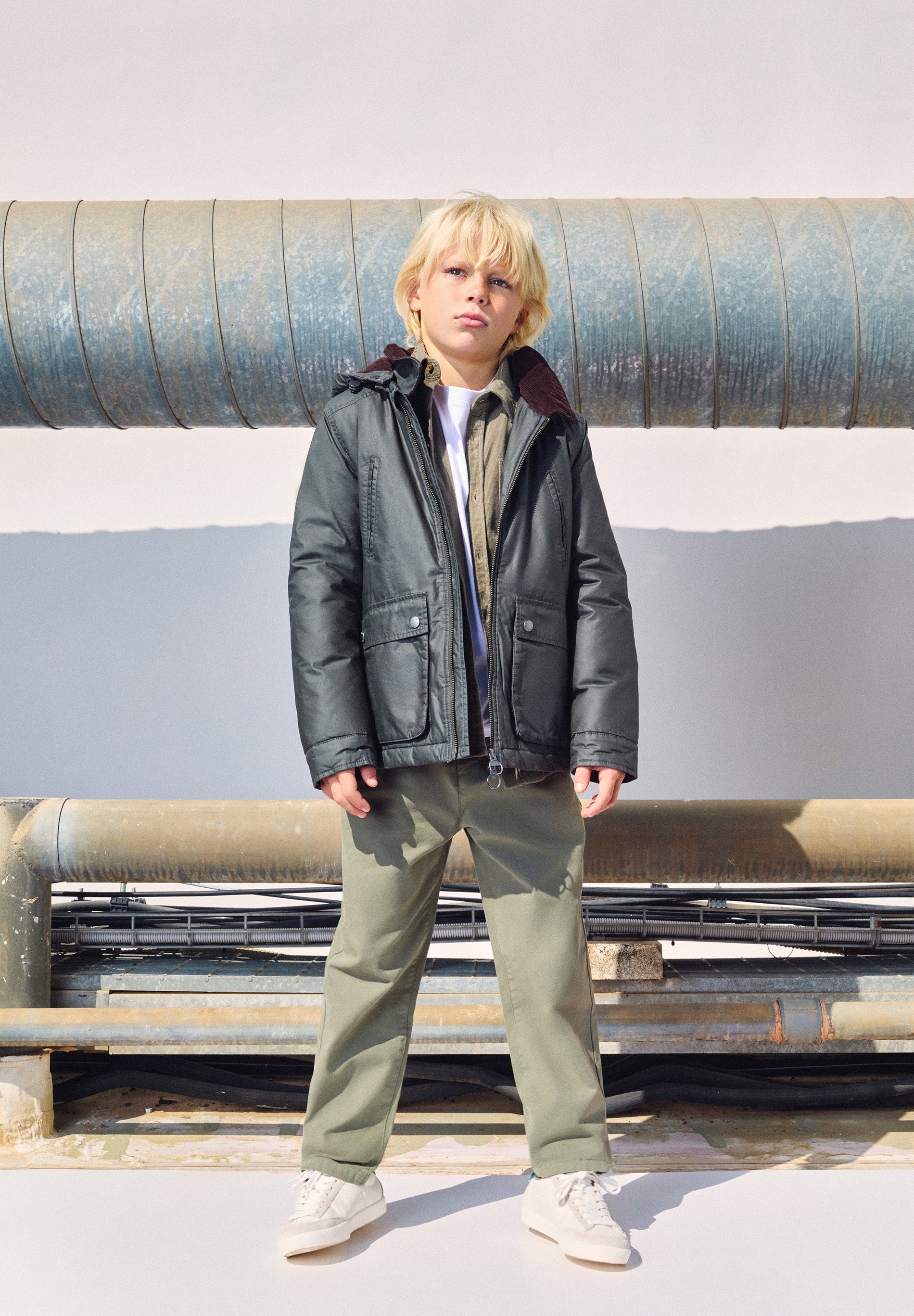 PARKA ENCERADA INTERIOR PANA