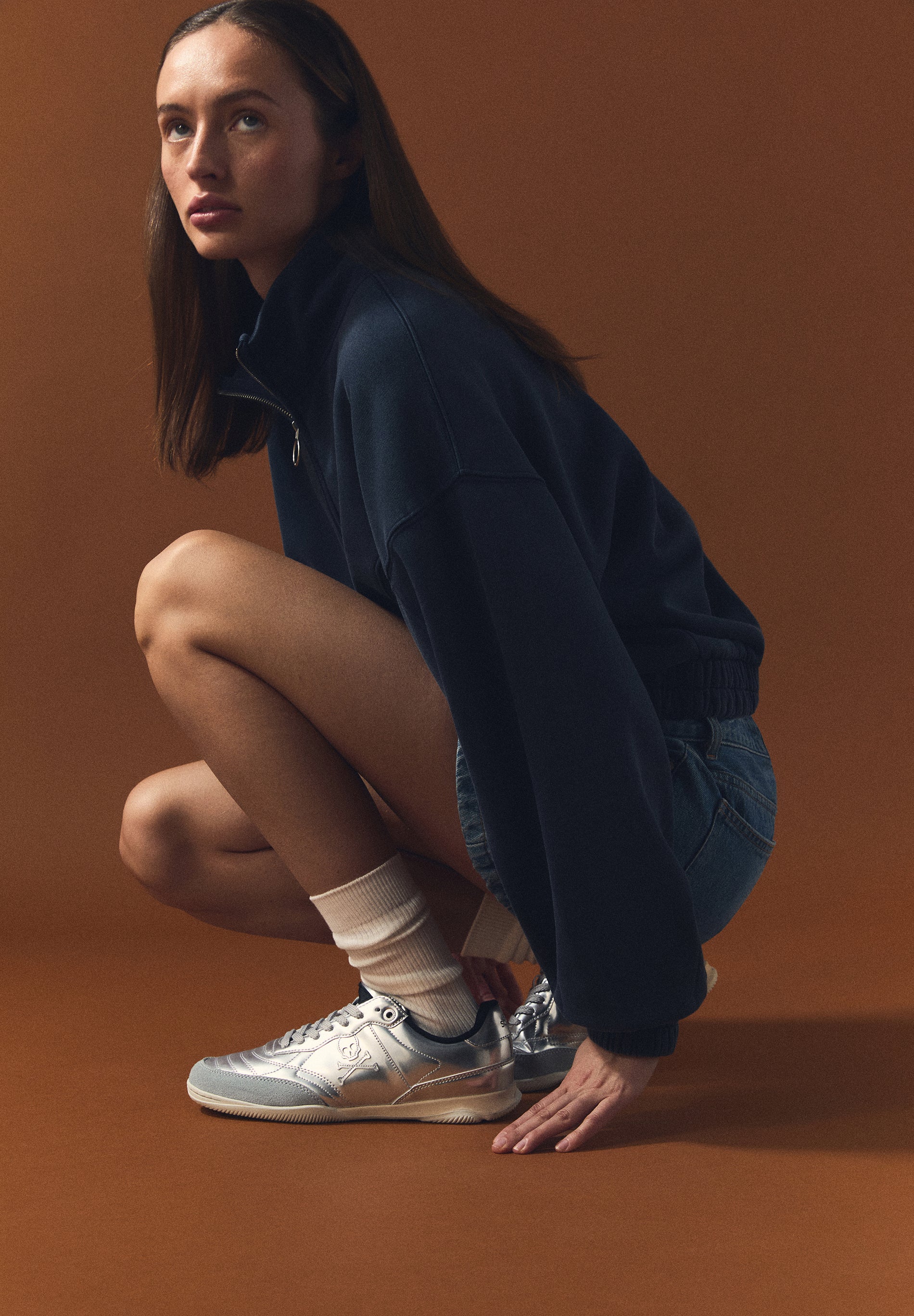 ZAPATILLAS DEPORTIVAS METALIZADAS