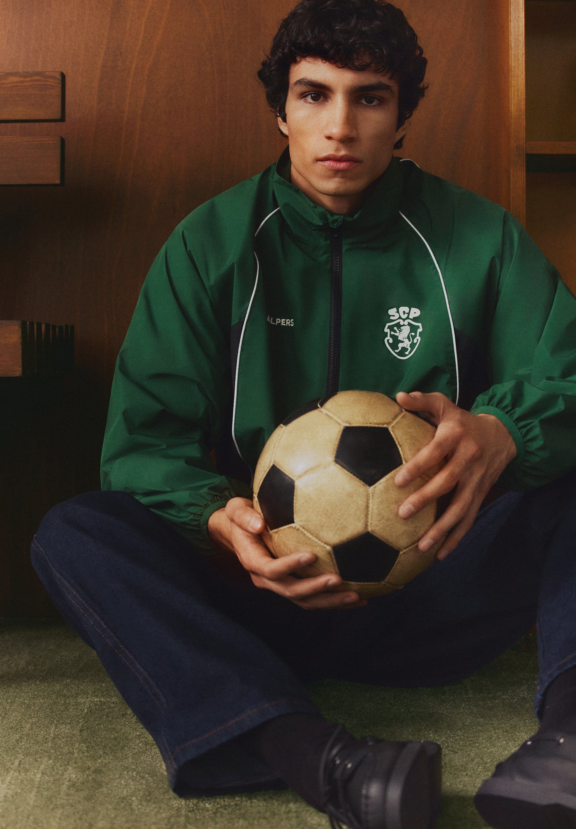 CAZADORA CORTAVIENTOS SCALPERS X SPORTING CP