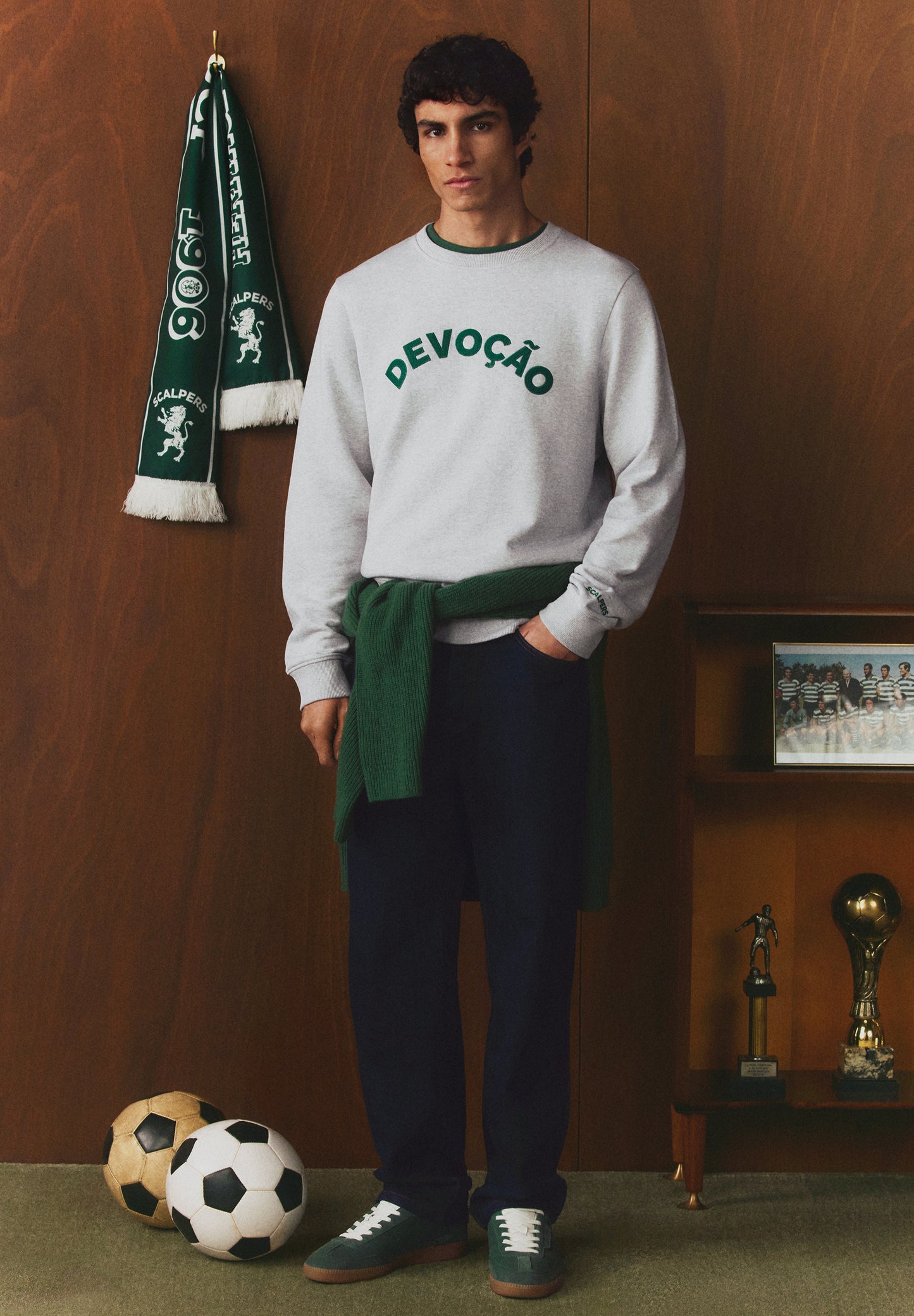 SUDADERA BORDADA SCALPERS X SPORTING CP